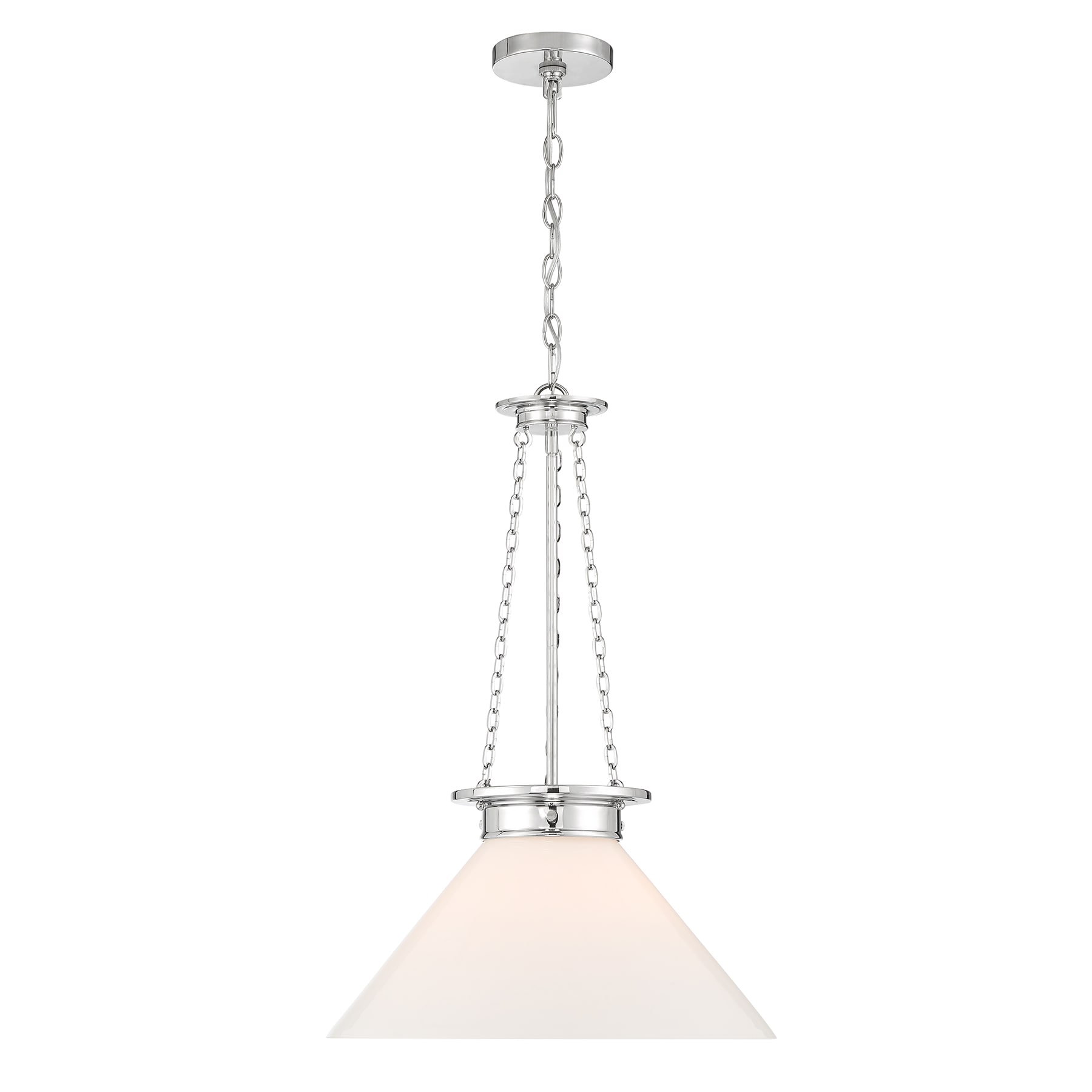 Savoy House 7-1011-1-109 Myers 1-Light Pendant in Polished Nickel Polished Nickel Vintage Art glass Bowl Medium Hanging Pendant light