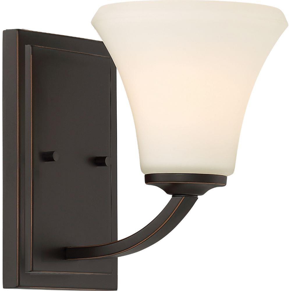 6-in 1-Light Mahogany Bronze Traditional Vanity Light in the Vanity ...