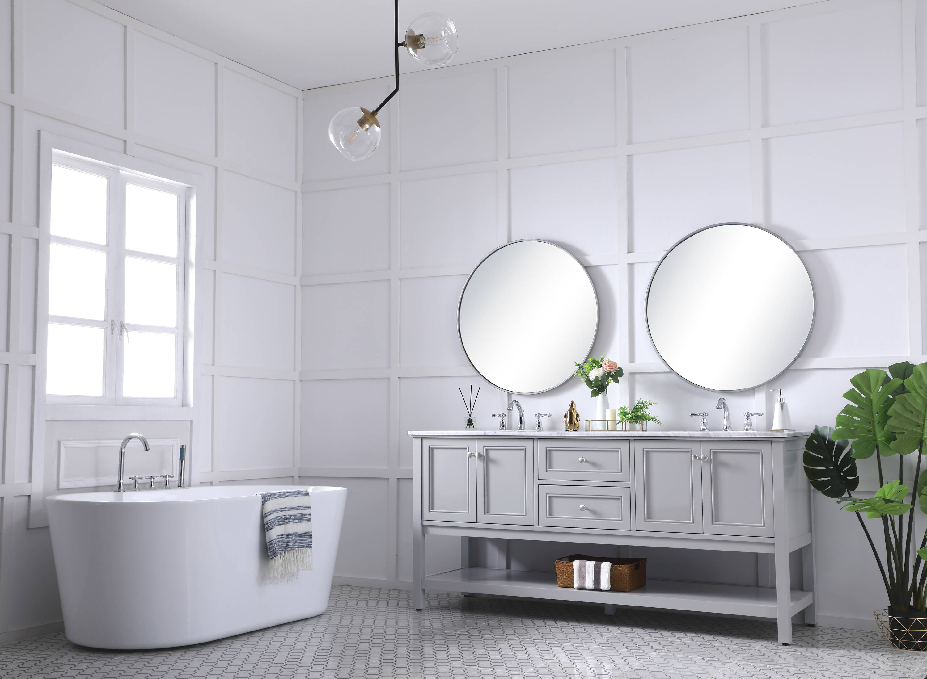 Elegant Decor HF81216GR Bath-Vanity-Combo - View #10
