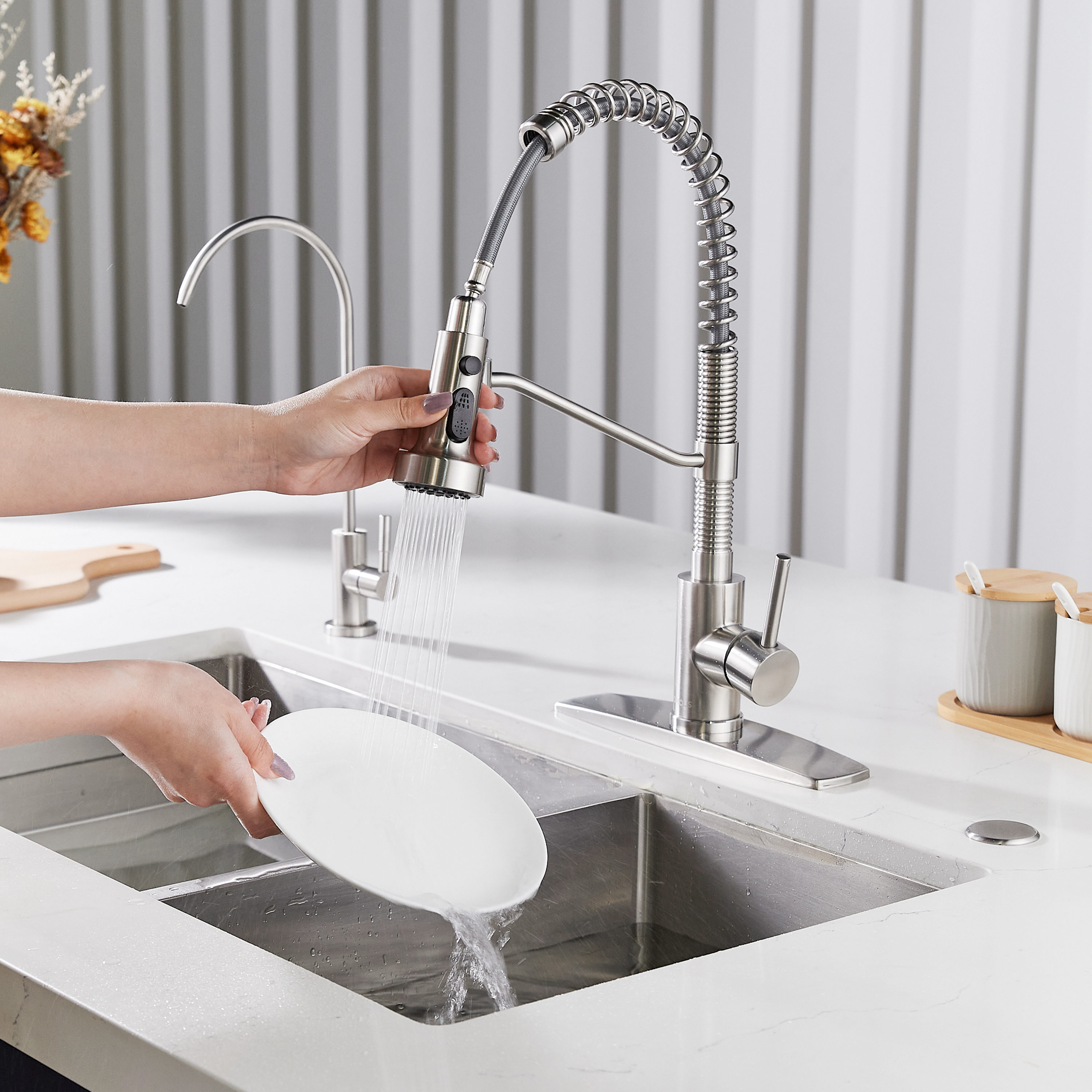 FORIOUS LL0027BN Kitchen-Faucets - View #5