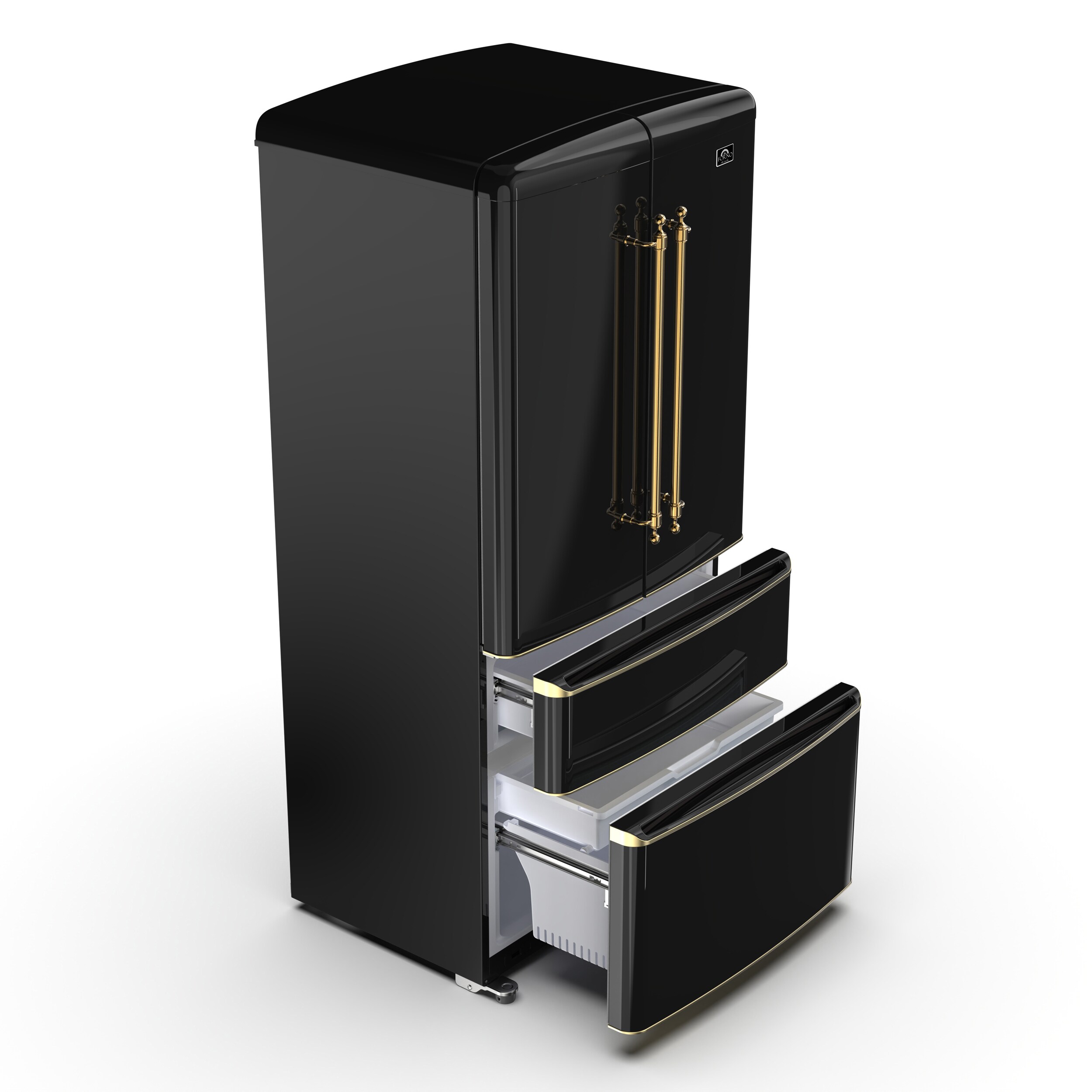 FORNO FFFFD1791-33BLK French-Door-Refrigerators - View #7