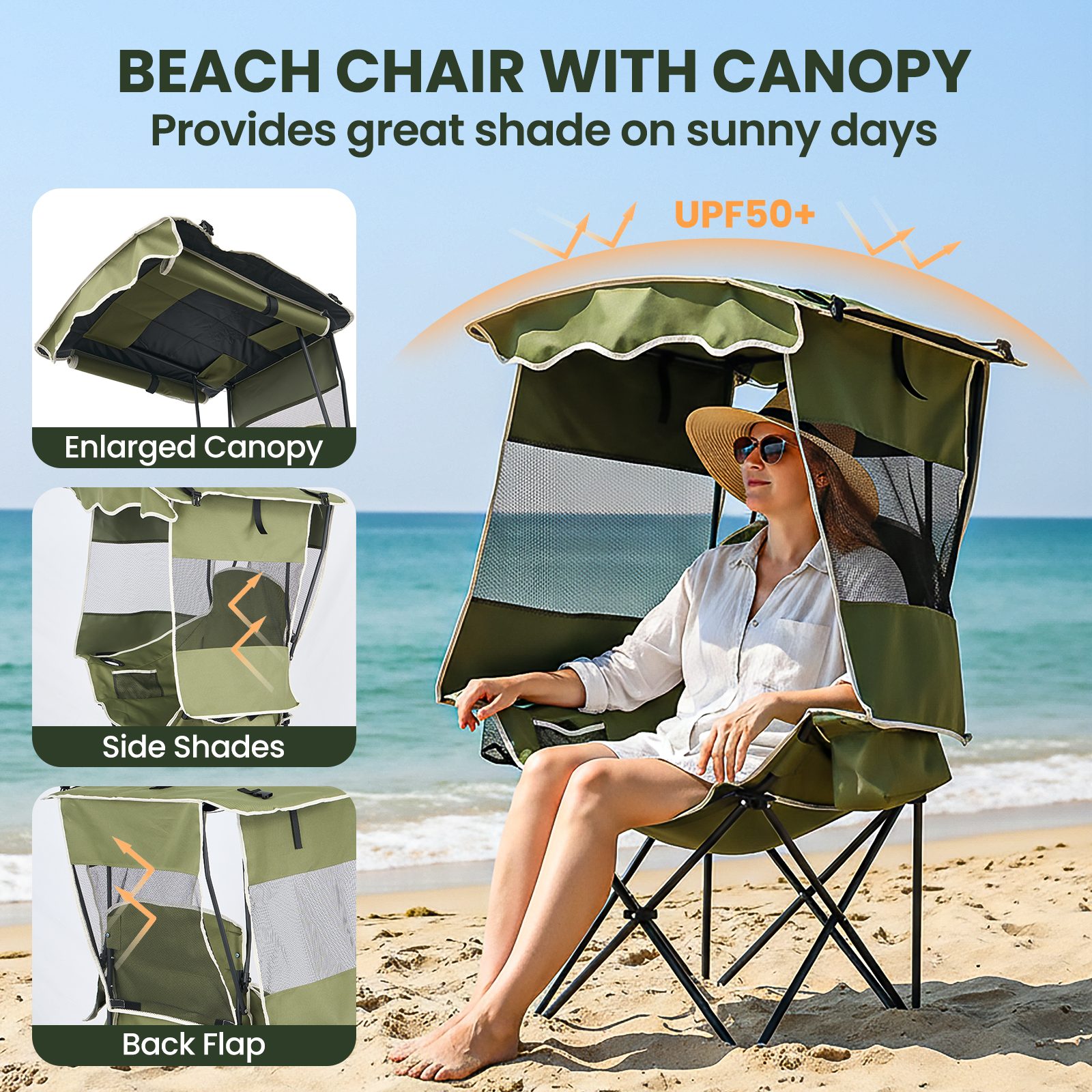 Esazn KTY-HM-S-LYU Beach-Camping-Chairs - View #3