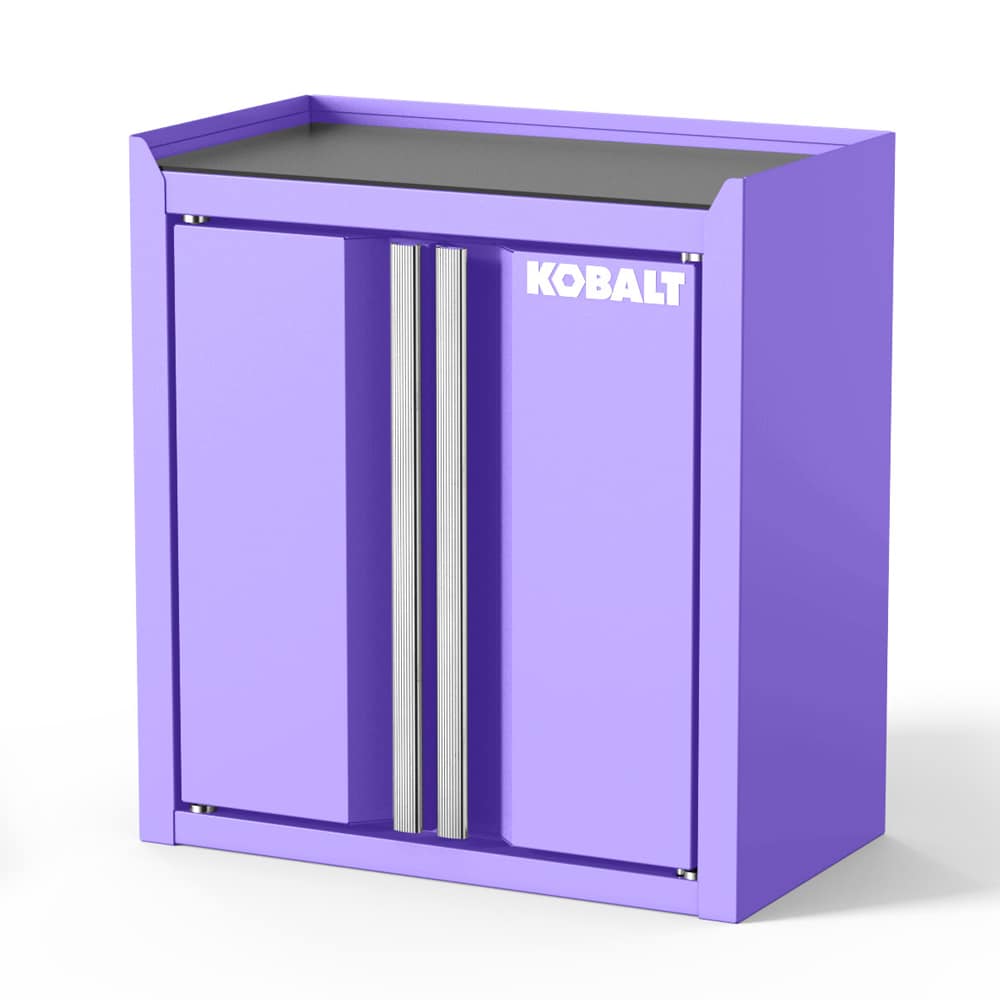 Kobalt 11.34-in W x 12.03-in H x 6.5-in D Lavender Steel Tool Box in ...