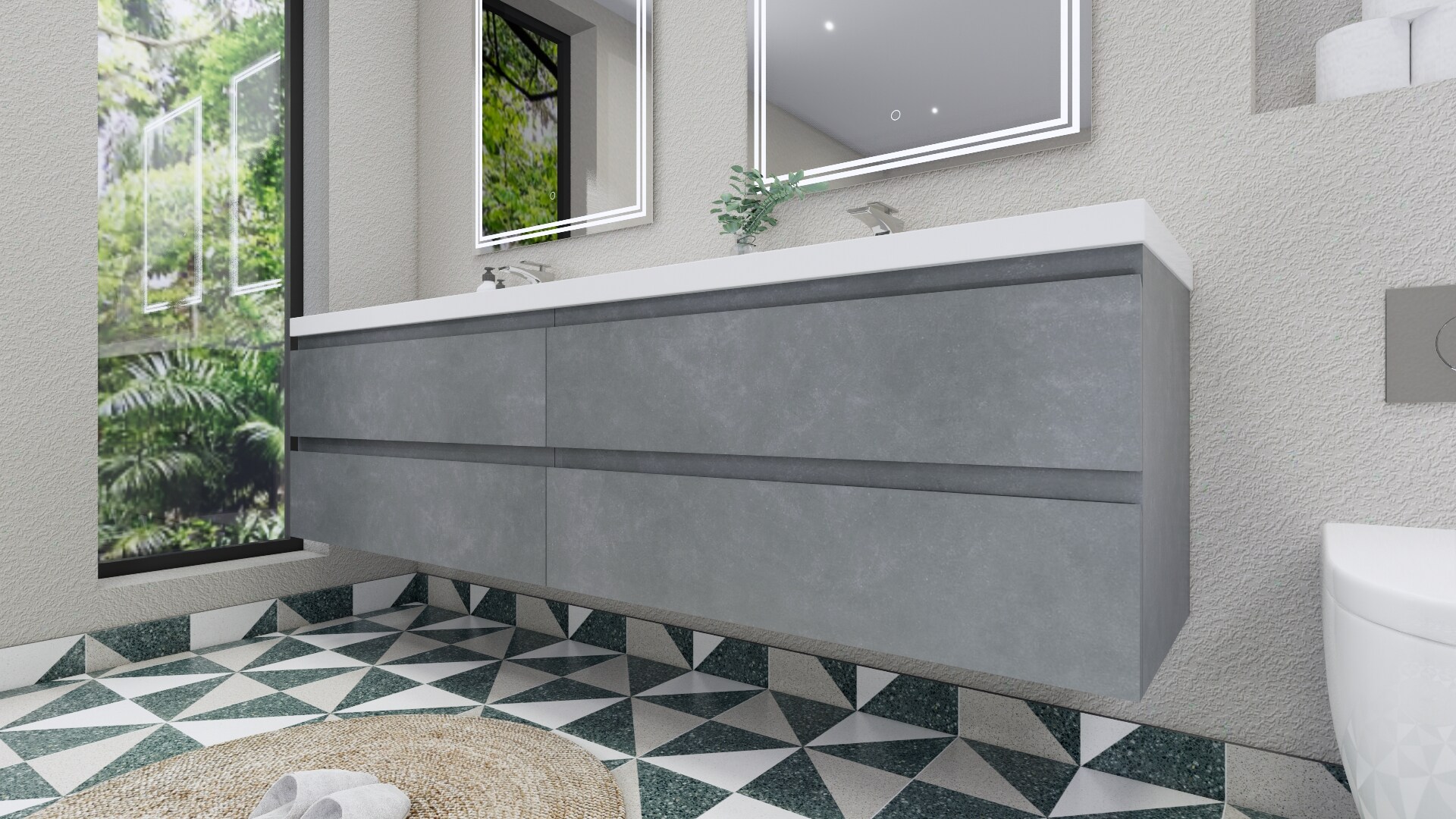 Moreno Bath MOB84-CG Bath-Vanity-Combo - View #7