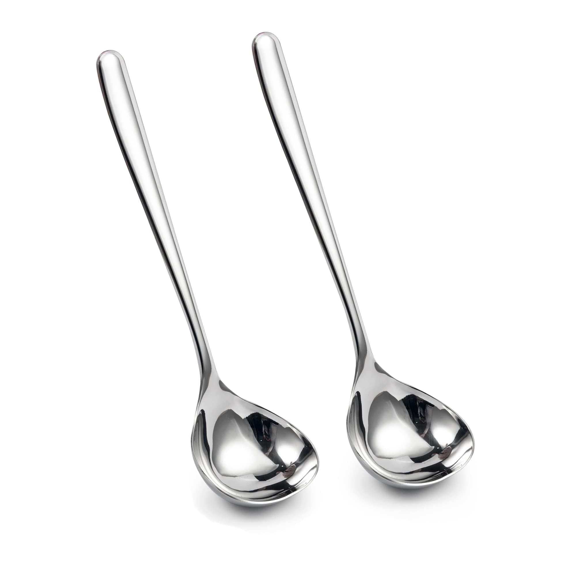 Aoibox 8 Inch Small Stainless Serving Ladle for Sauces and Gravy 2 Inch Bowl SUS304 Set of 2 Flatware Set #LABRRM12