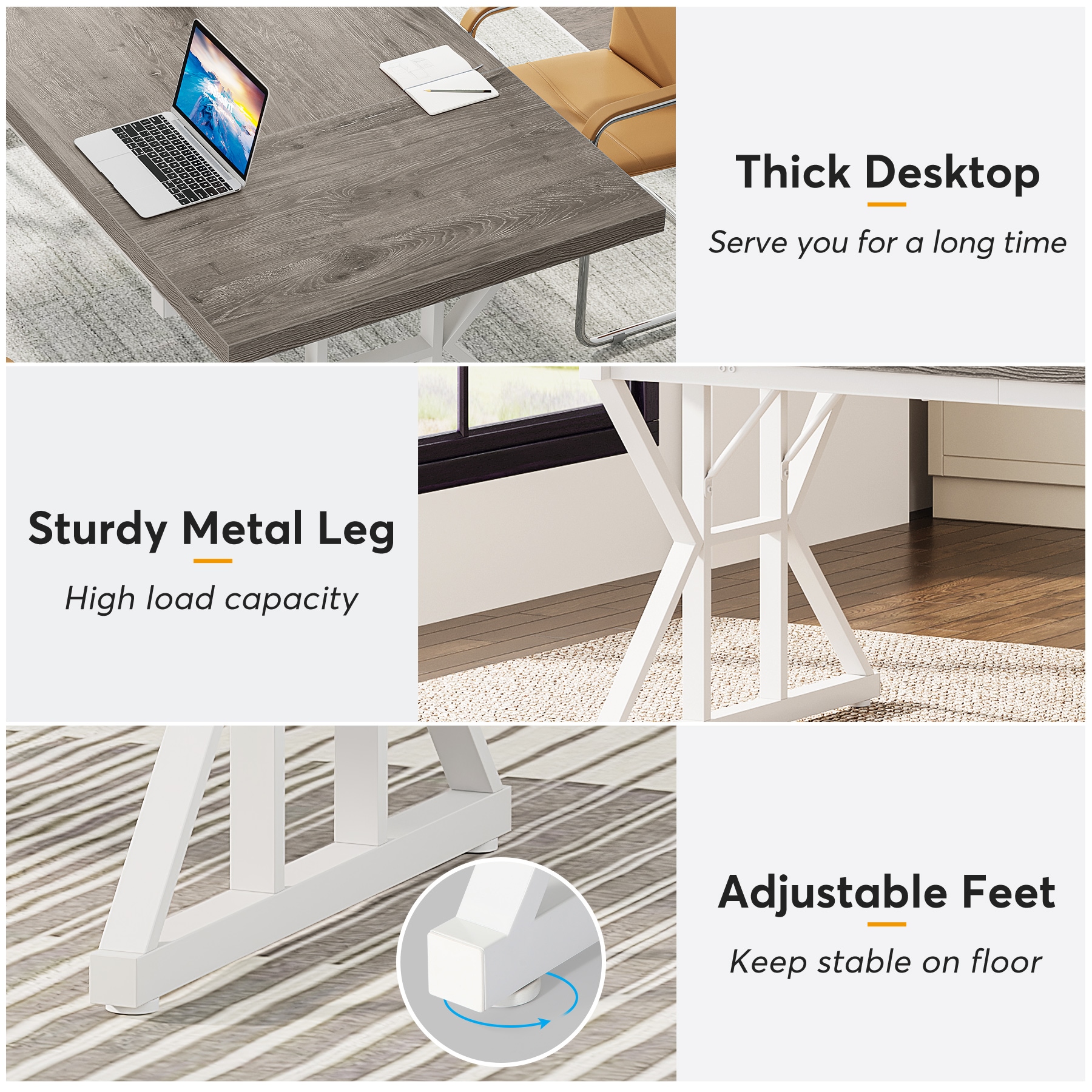 Tribesigns LWFD-JW0517 Office-Tables - View #5
