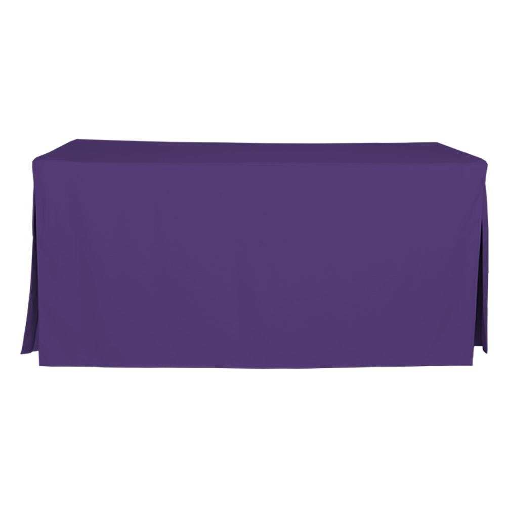 WestPoint Home 028828403506 Tablevogue Table Cover Collection Fitted Indoor/Outdoor Violet Table Cover for 6-ft rectangle