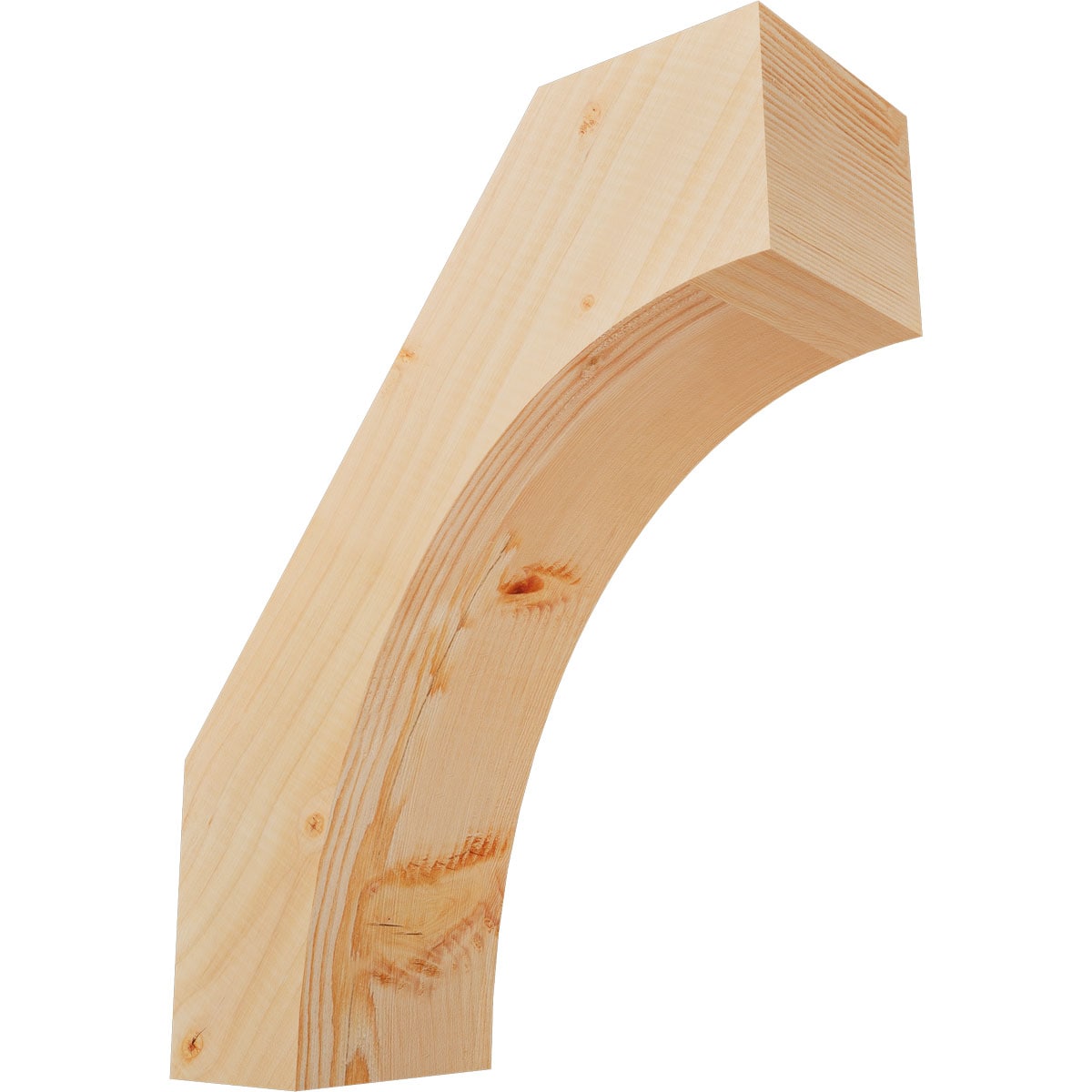 Ekena Millwork BRC06X14X18WTL00SDF 5-1/2-in x 14-in x 18-in Douglas Fir Unfinished Wood Westlake Smooth Knee Brace