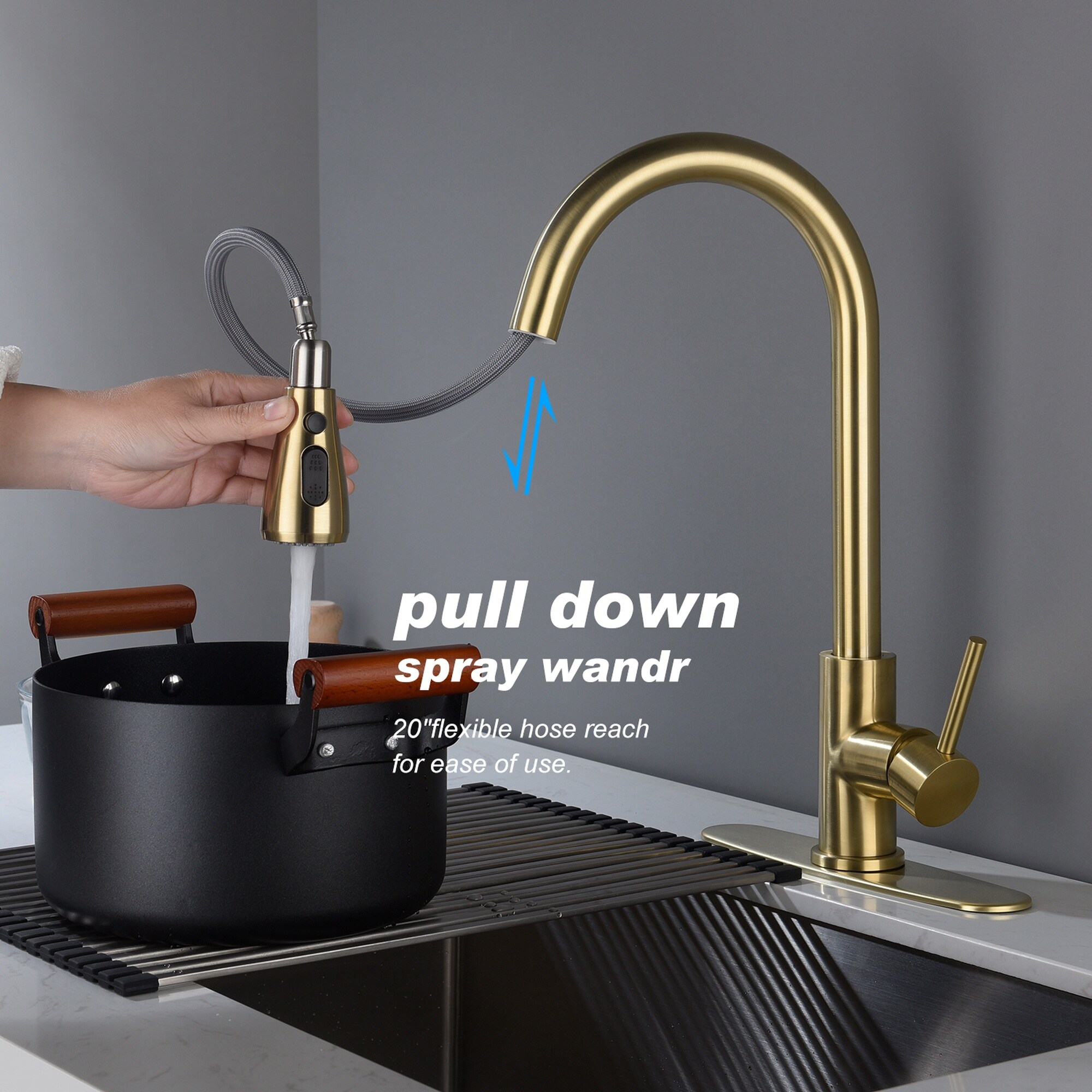 HyperDrop Cart B-9U0Y1I3Z4T8I Kitchen-Faucets - View #3
