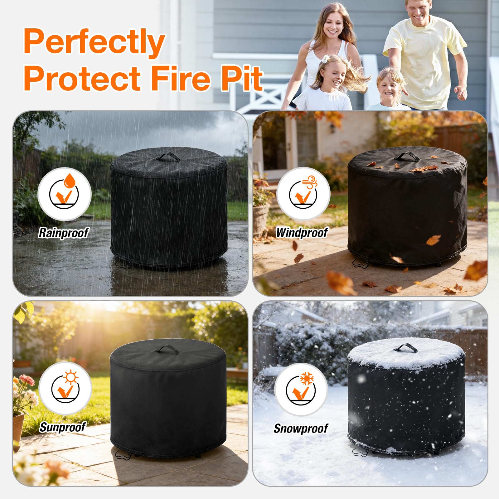 Adrinfly LAD0625D022 Fire-Pit-Covers - View #7