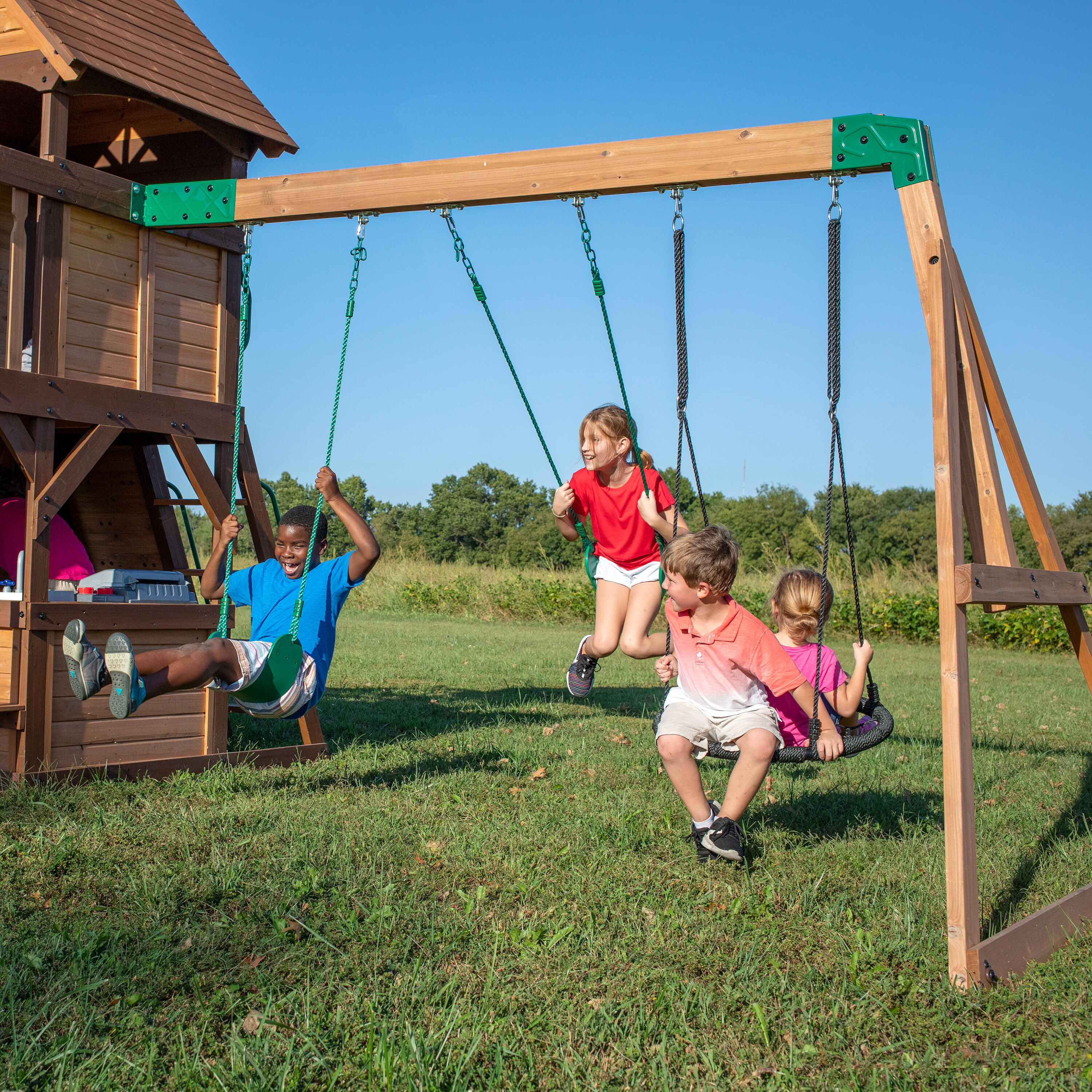 Backyard Discovery 2001053COM Wood-Playset-Kits - View #7
