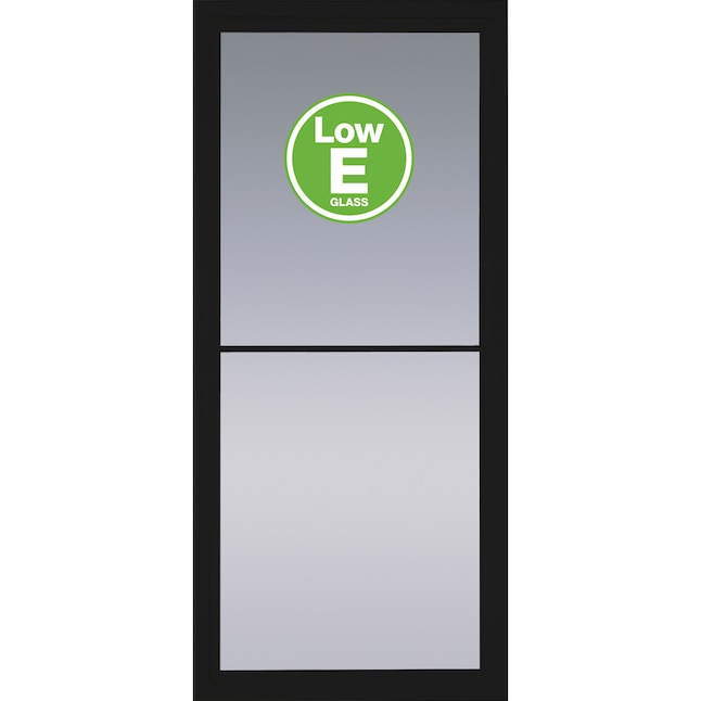 Pella Rolscreen 32-in x 81-in Brown Full-view Retractable Screen Aluminum Storm Door Pella Rolscreen 32-in x 81-in Brown Full-view Retractable Screen Aluminum Storm Door
