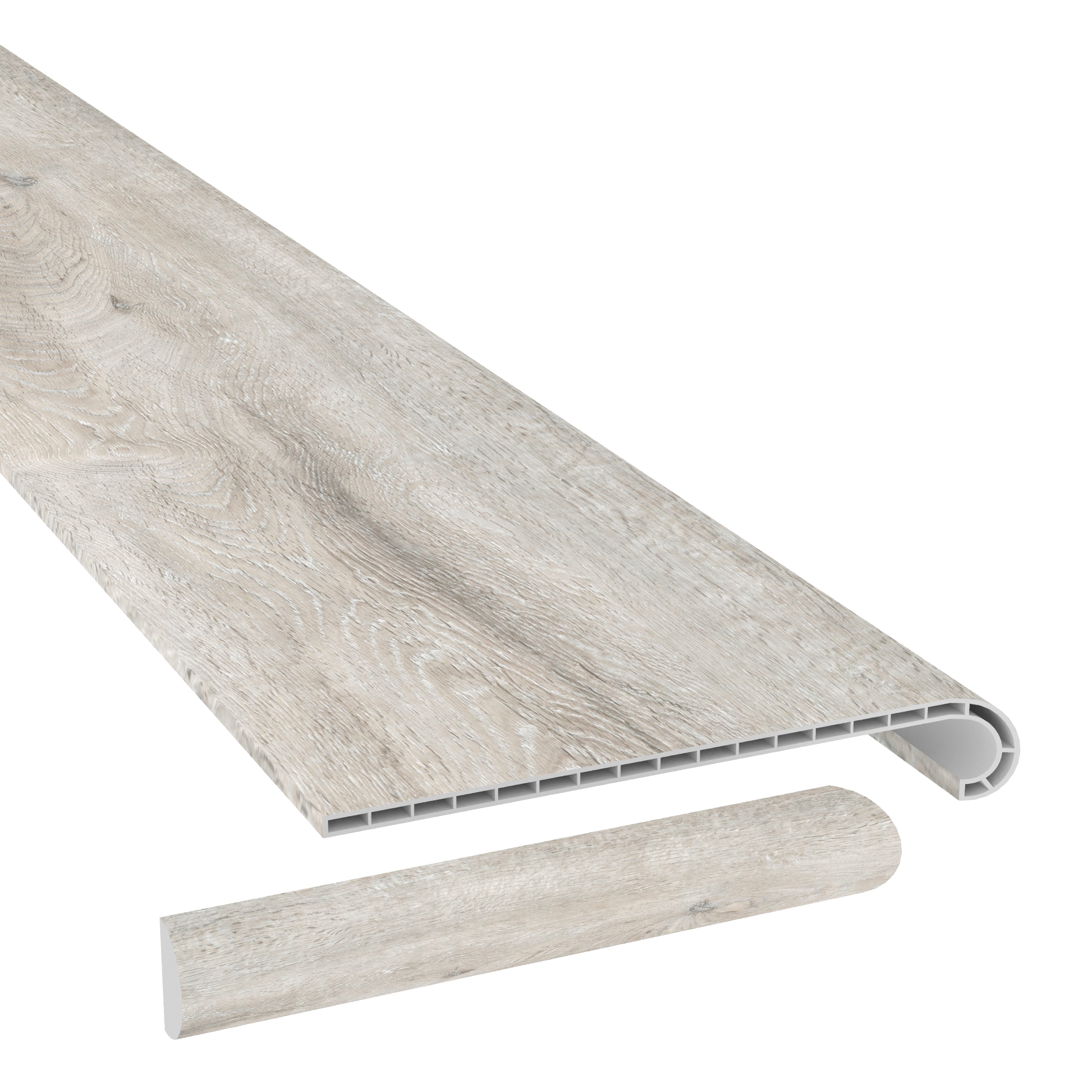 CALI 7902600721 Uprush 1.73-in T x 12.2-in W x 49.8-in L PVC Bullnose