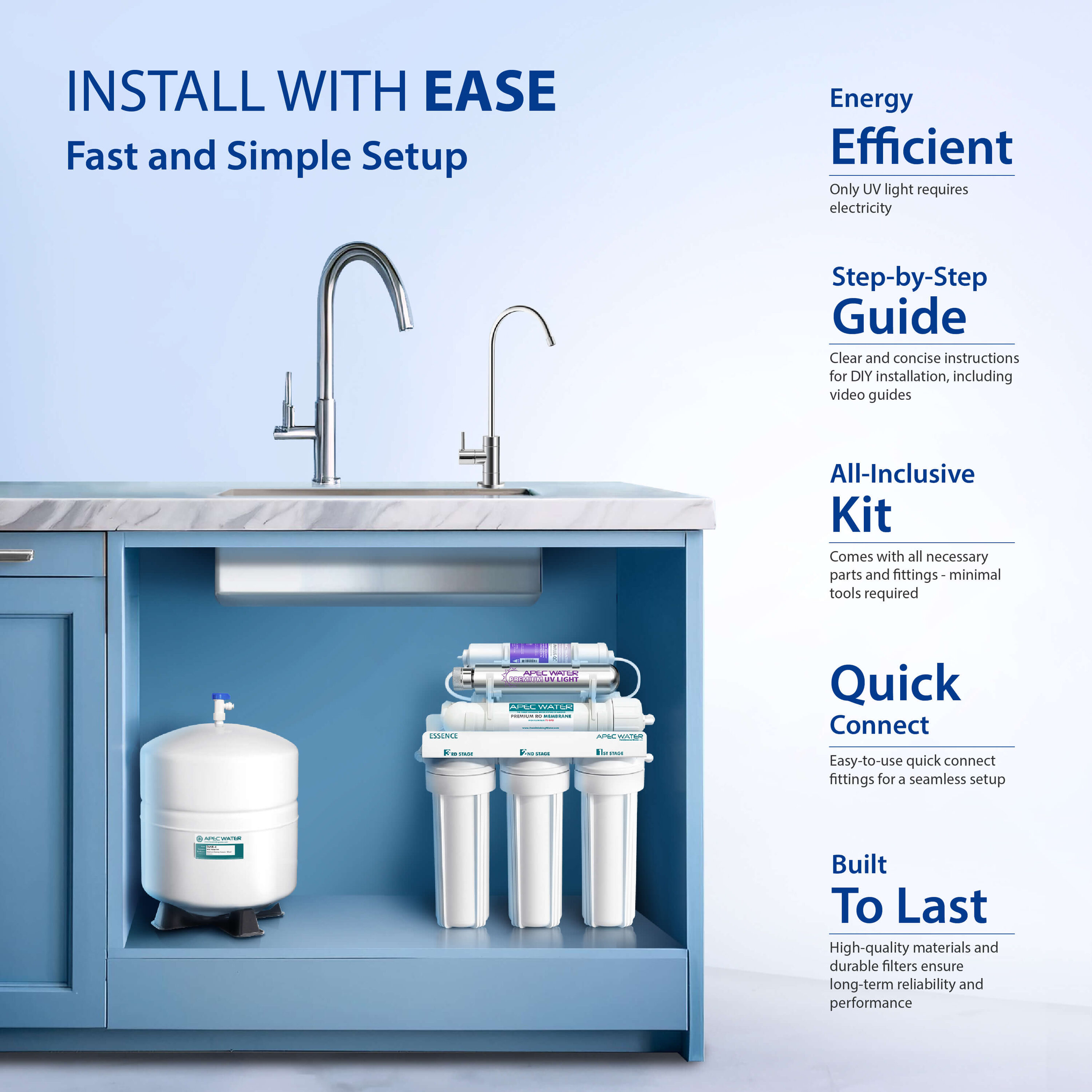 APEC Water ROES-PHUV75 Under-Sink-Filtration-Systems - View #5