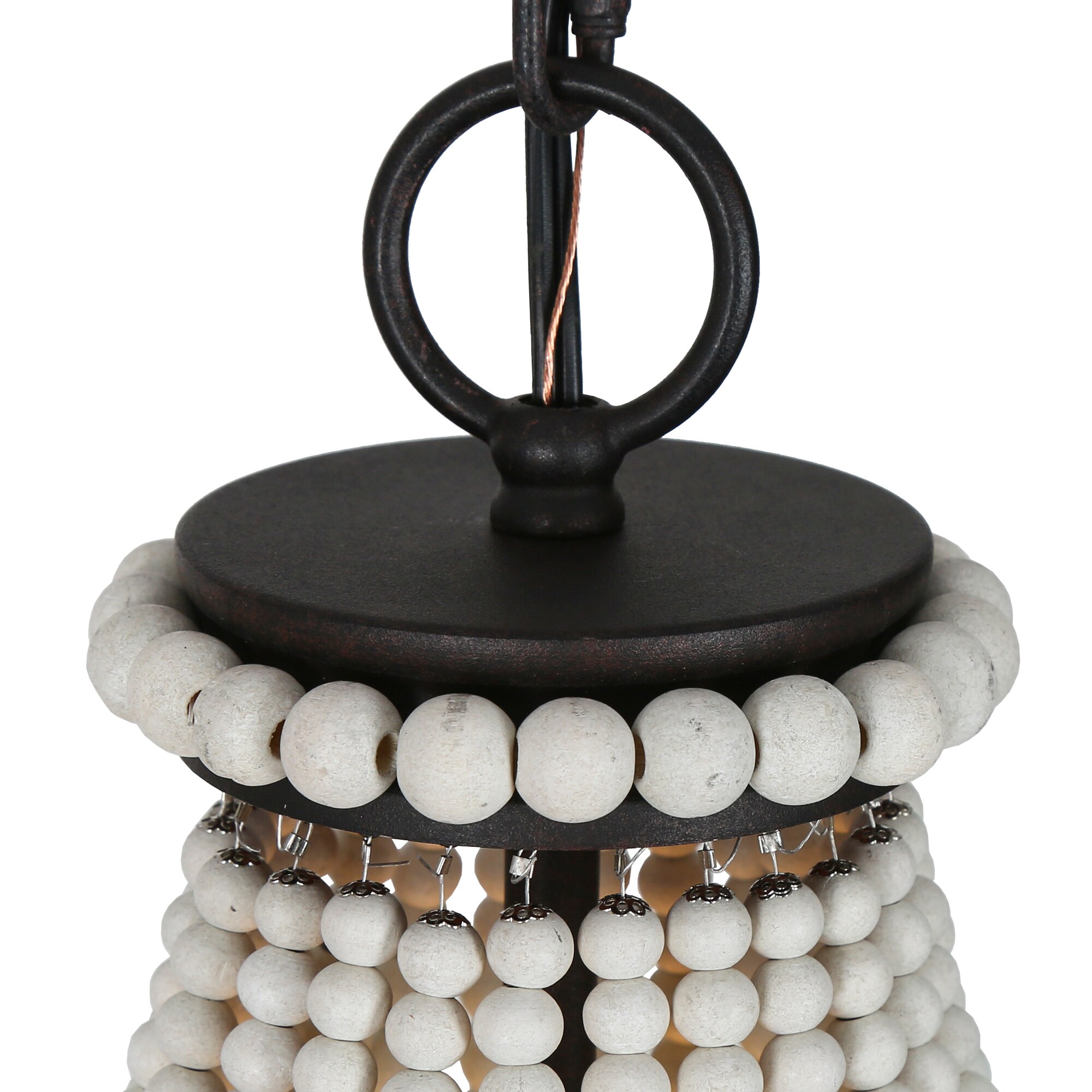 Boho 10\ beaded black chain for hanging your own decor; tealight lantern,  small plant, etc. With pom poms, crystals… in 2023