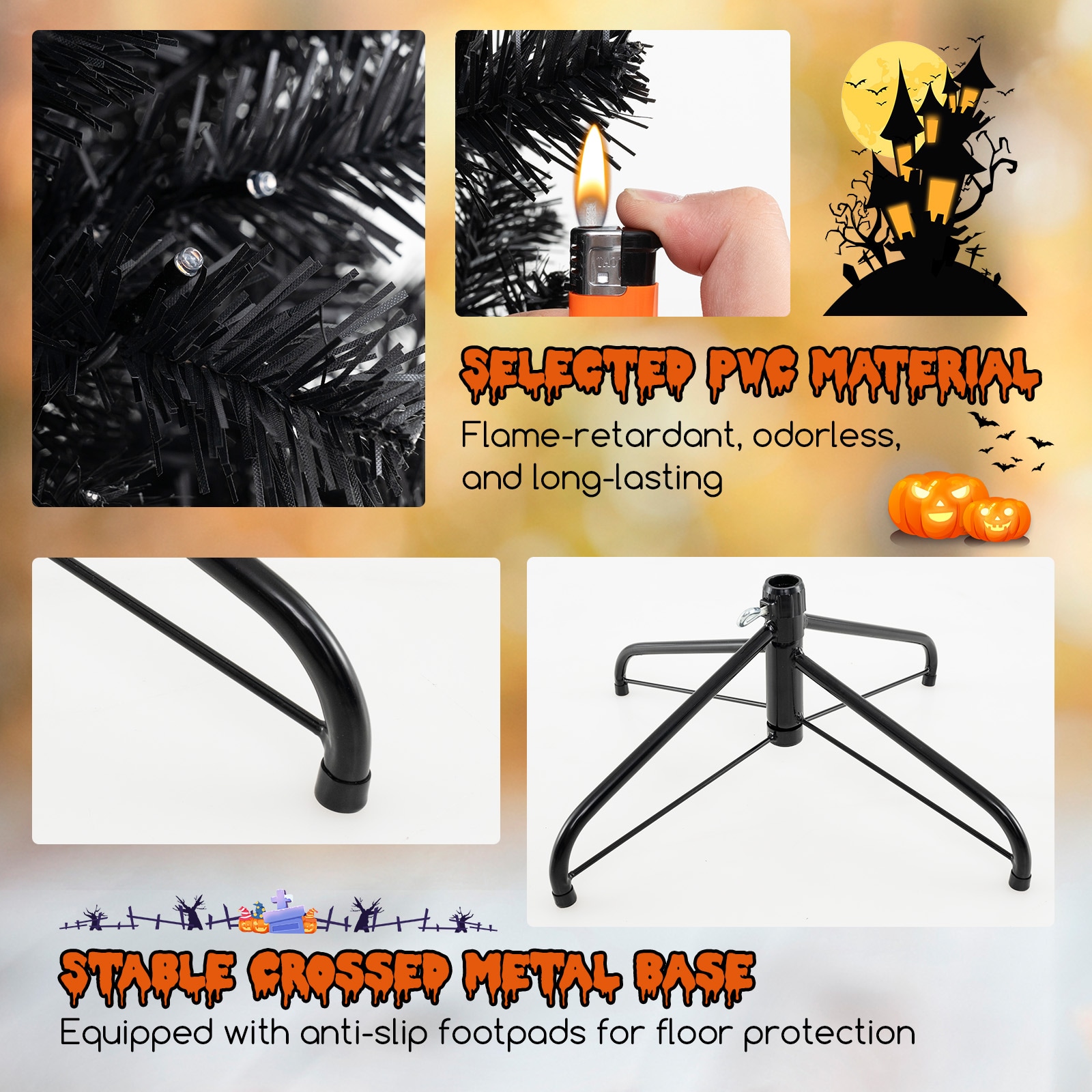 LIVIZA HYG24962US-S Artificial-Christmas-Trees - View #4