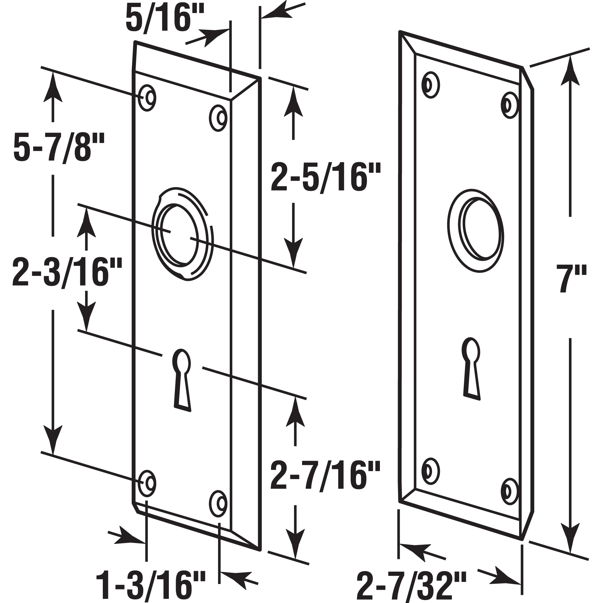 Prime-Line E 2295 Entry-Door-Reinforcers - View #2