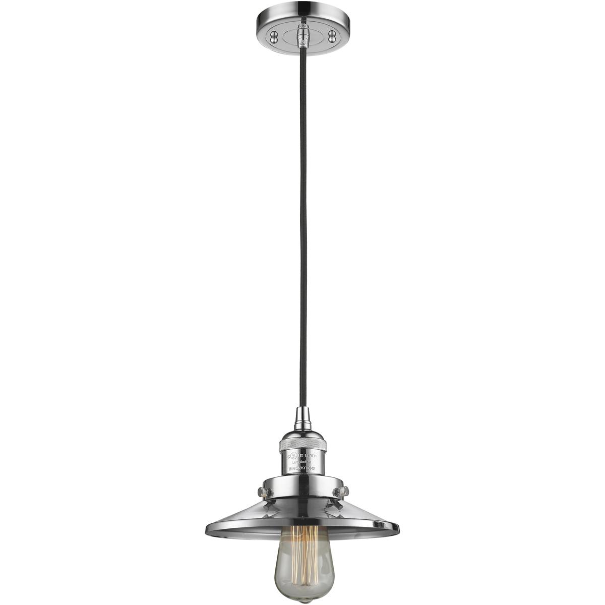 Innovations Lighting 1425591 201C-PC-M7 Franklin Restoration Railroad Mini Pendant