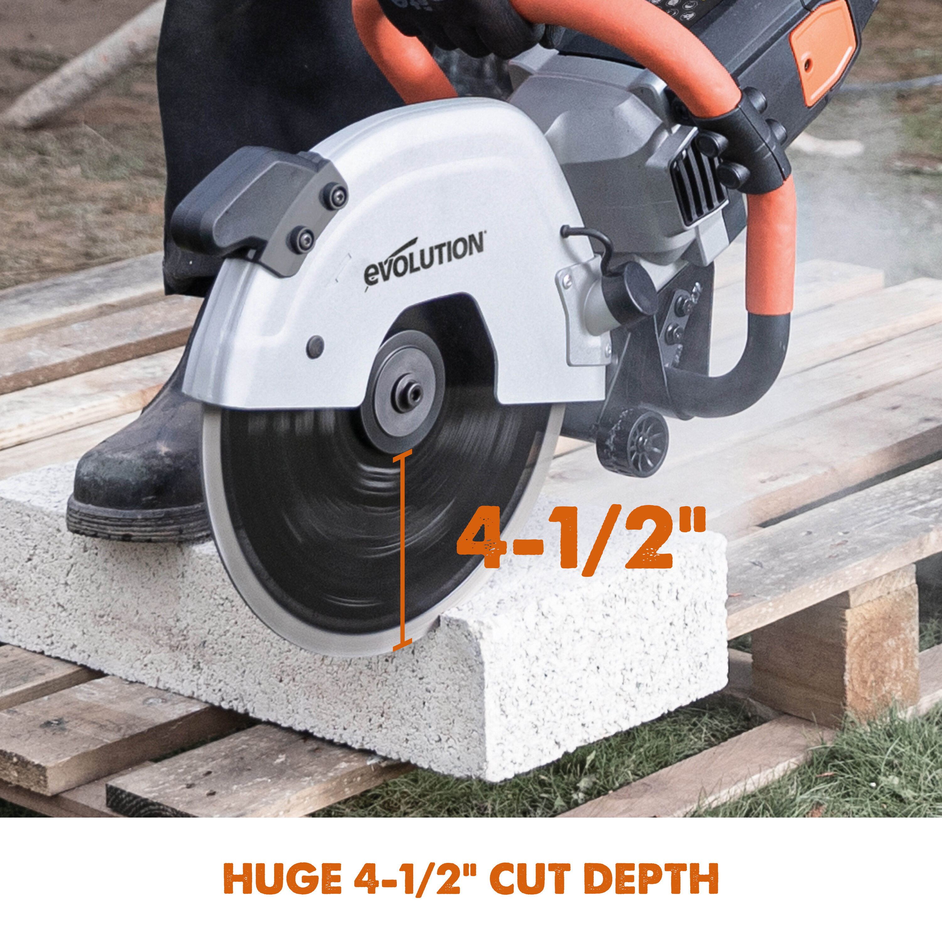 Evolution R300DCT 12-in Corded Concrete Saw in the Concrete Saws department  at
