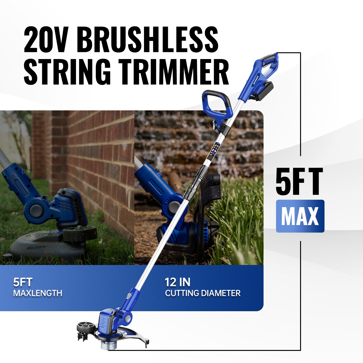 Wild Badger Power WB20VTAB Cordless-String-Trimmers - View #2
