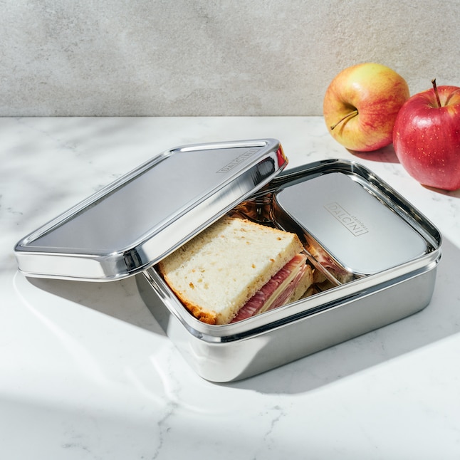 DALCINI Quart Stainless Steel Bpa-free Reusable Bento Box Set with Lid in  the Food Storage Containers department at