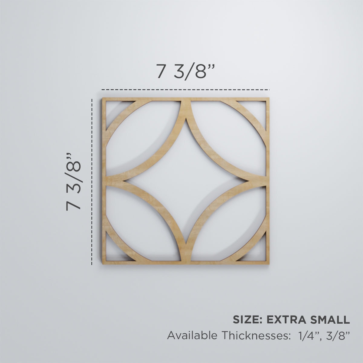 Ekena Millwork WALW08X08X0375CROHI Wall-Panels - View #3