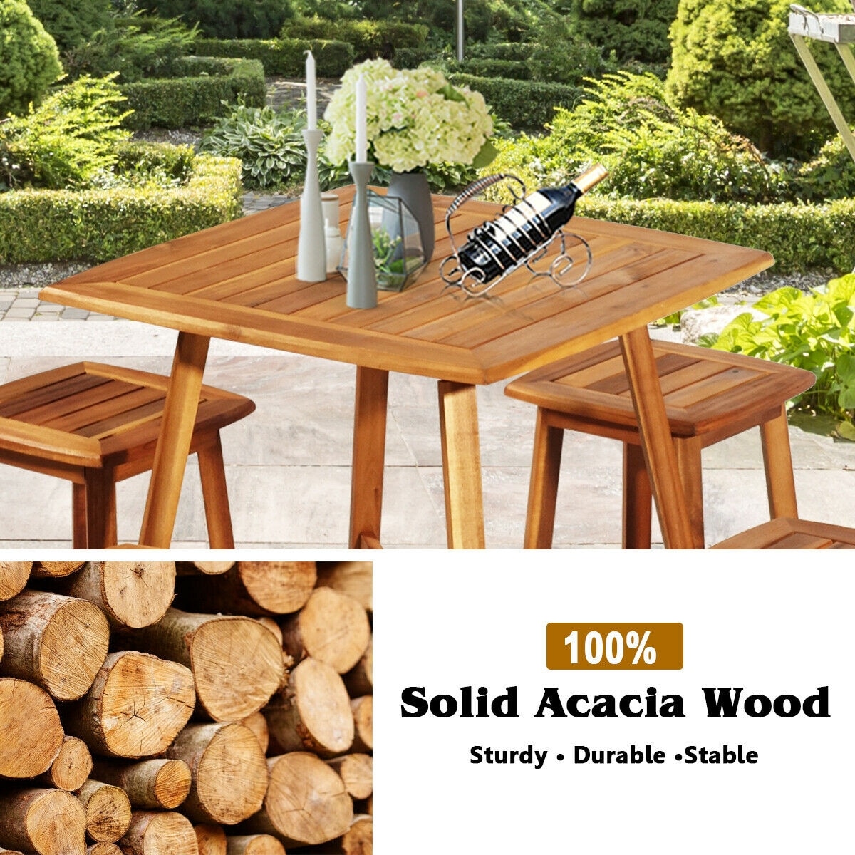 Forclover HYFC-5PC874 Patio-Dining-Sets - View #6