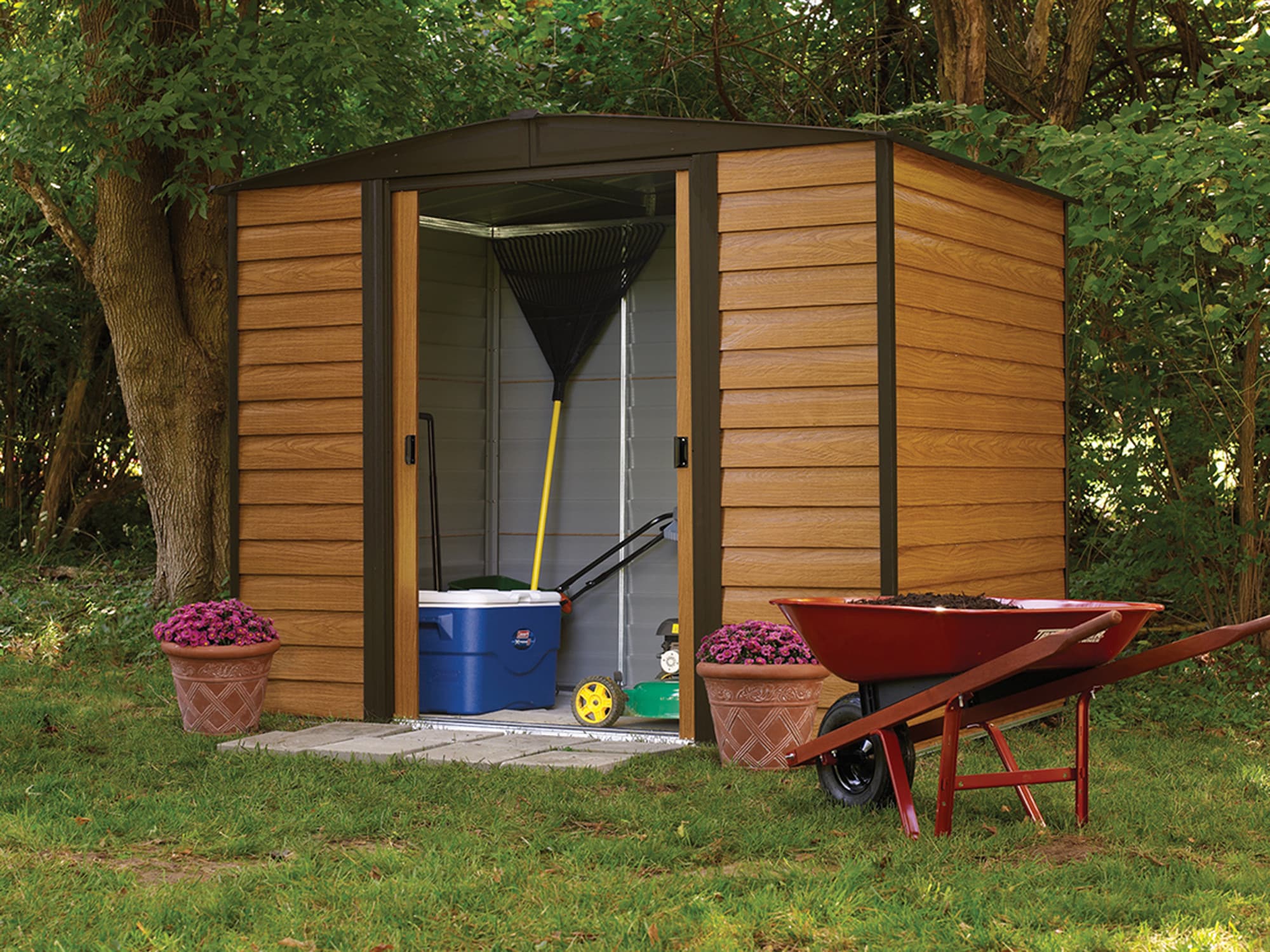 Arrow WR86 Metal-Storage-Buildings-Sheds - View #10