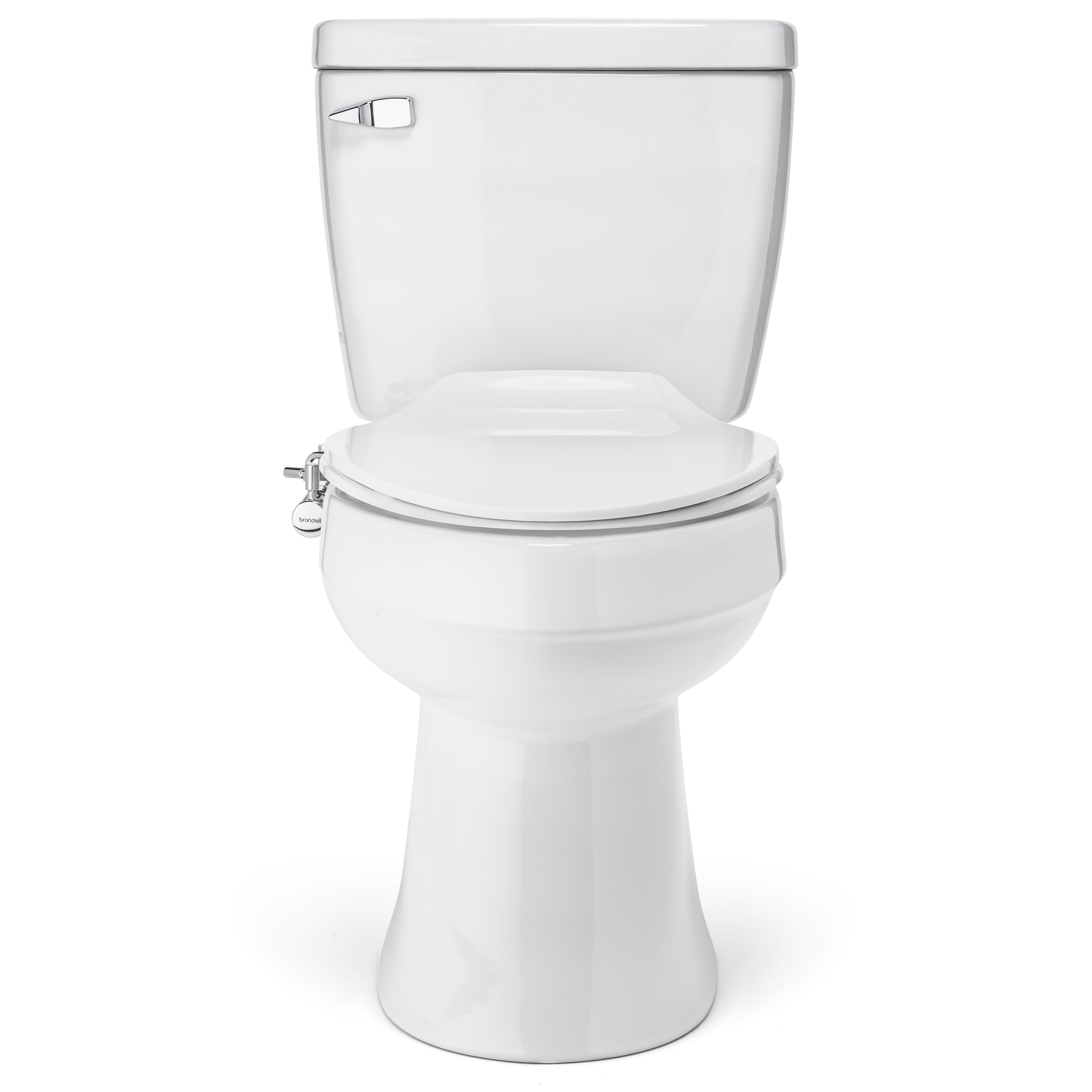 Side-Mounted Chrome Adjustable Spray Bidet with Dual Temperature