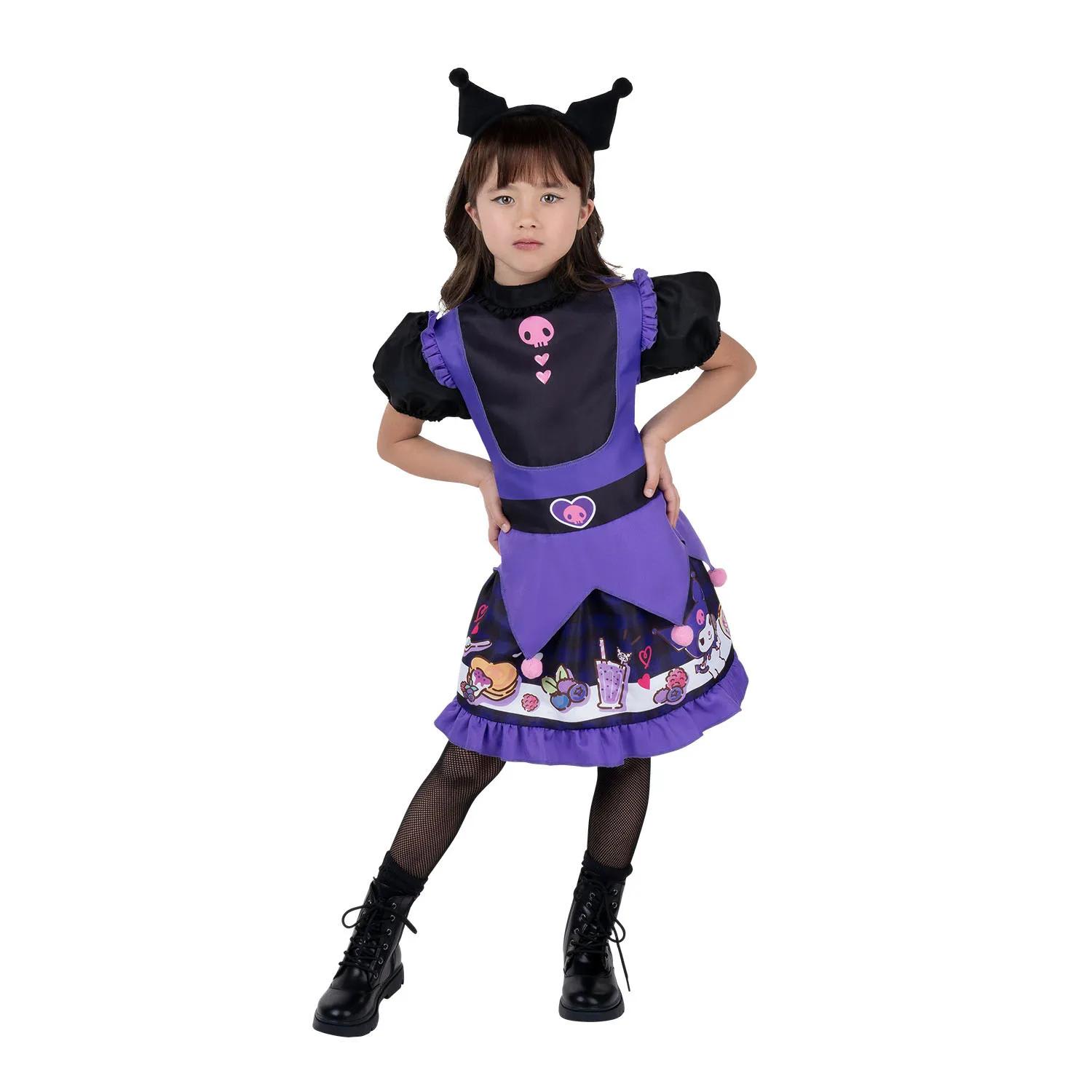 Jazwares Hello Kitty Girl's Halloween Costume Dress White One Size