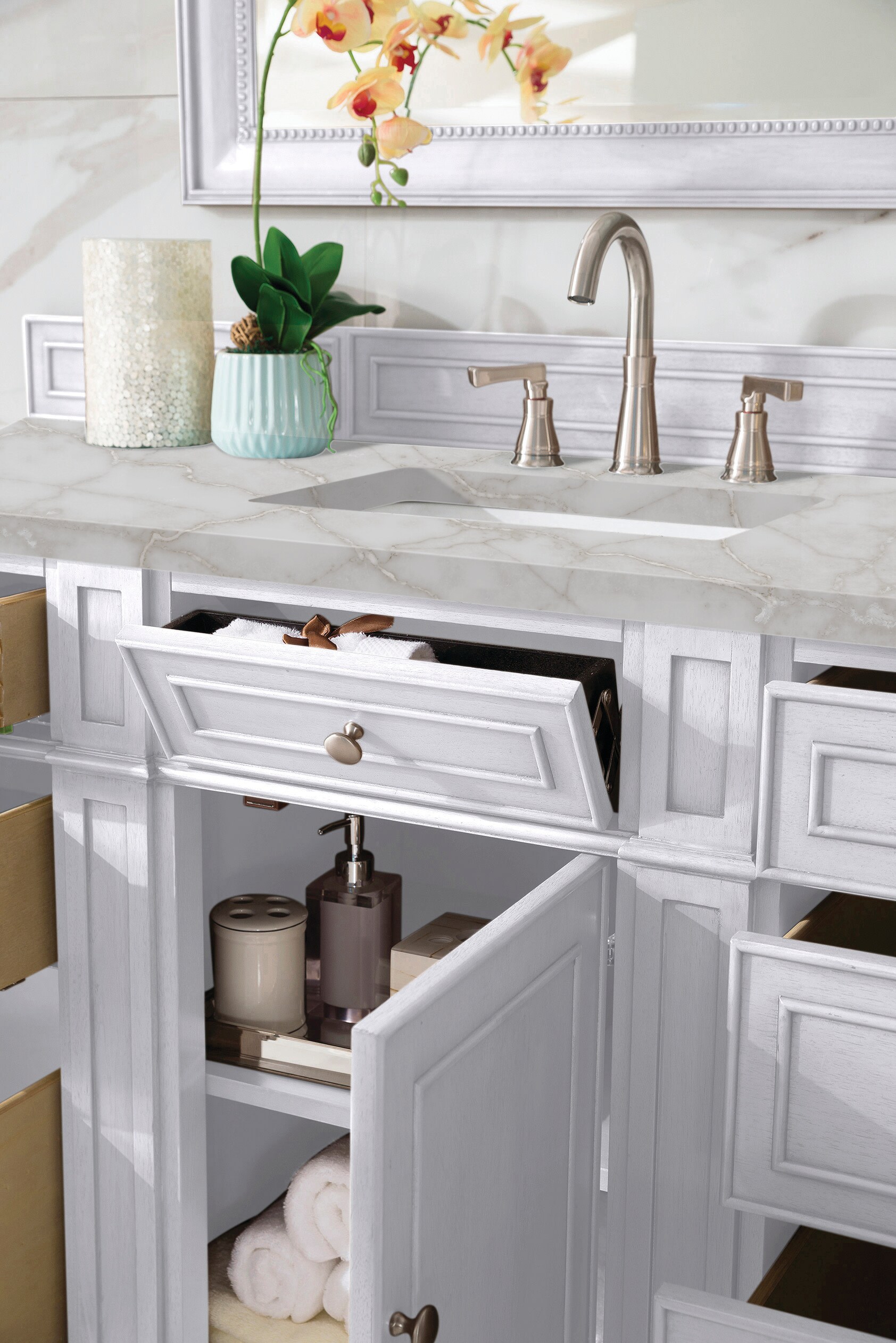 James Martin Vanities 157-V60S-BW-3VSL Bath-Vanity-Combo - View #3
