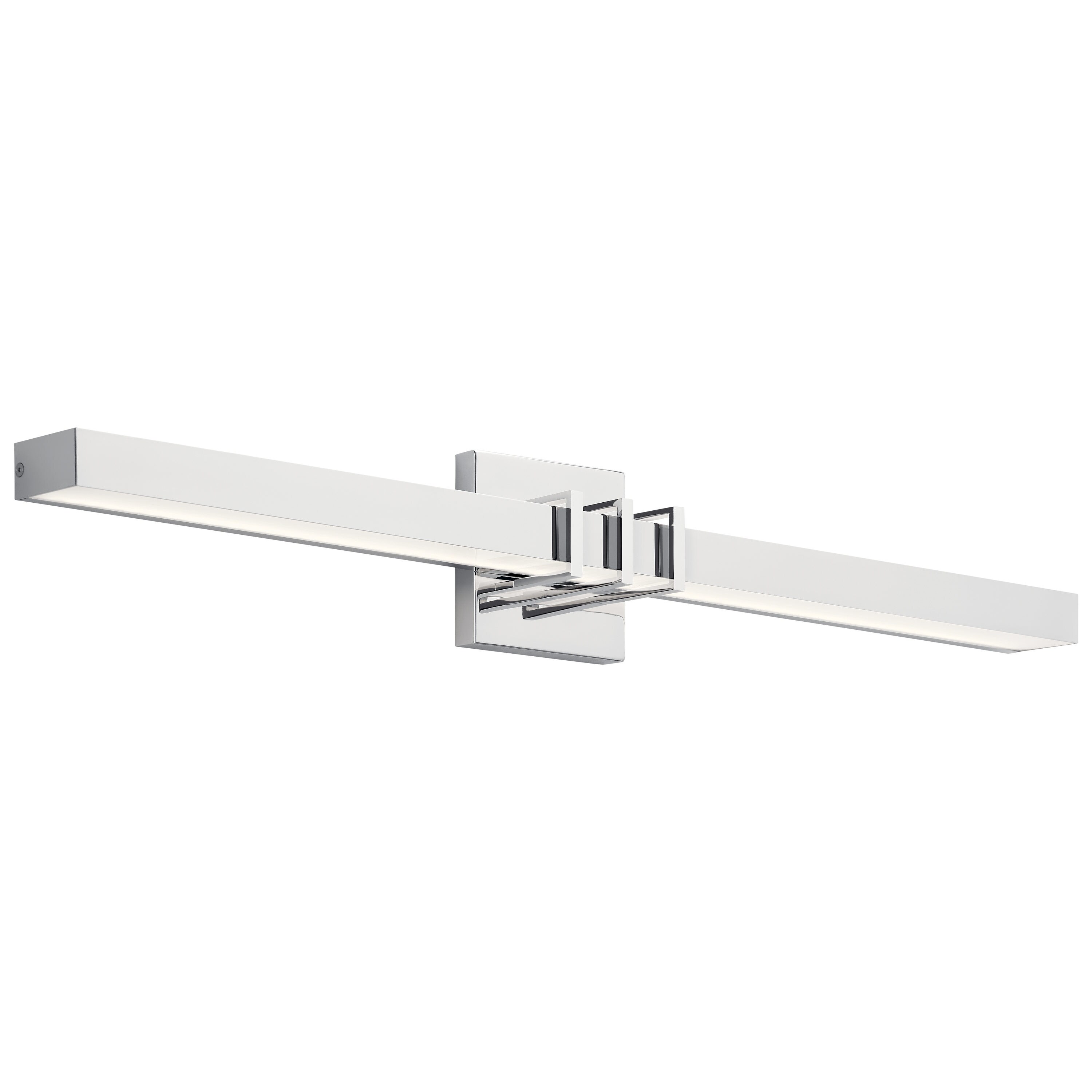 elan Alloy 31-in 1-Light Chrome LED Modern/Contemporary Vanity Light ...