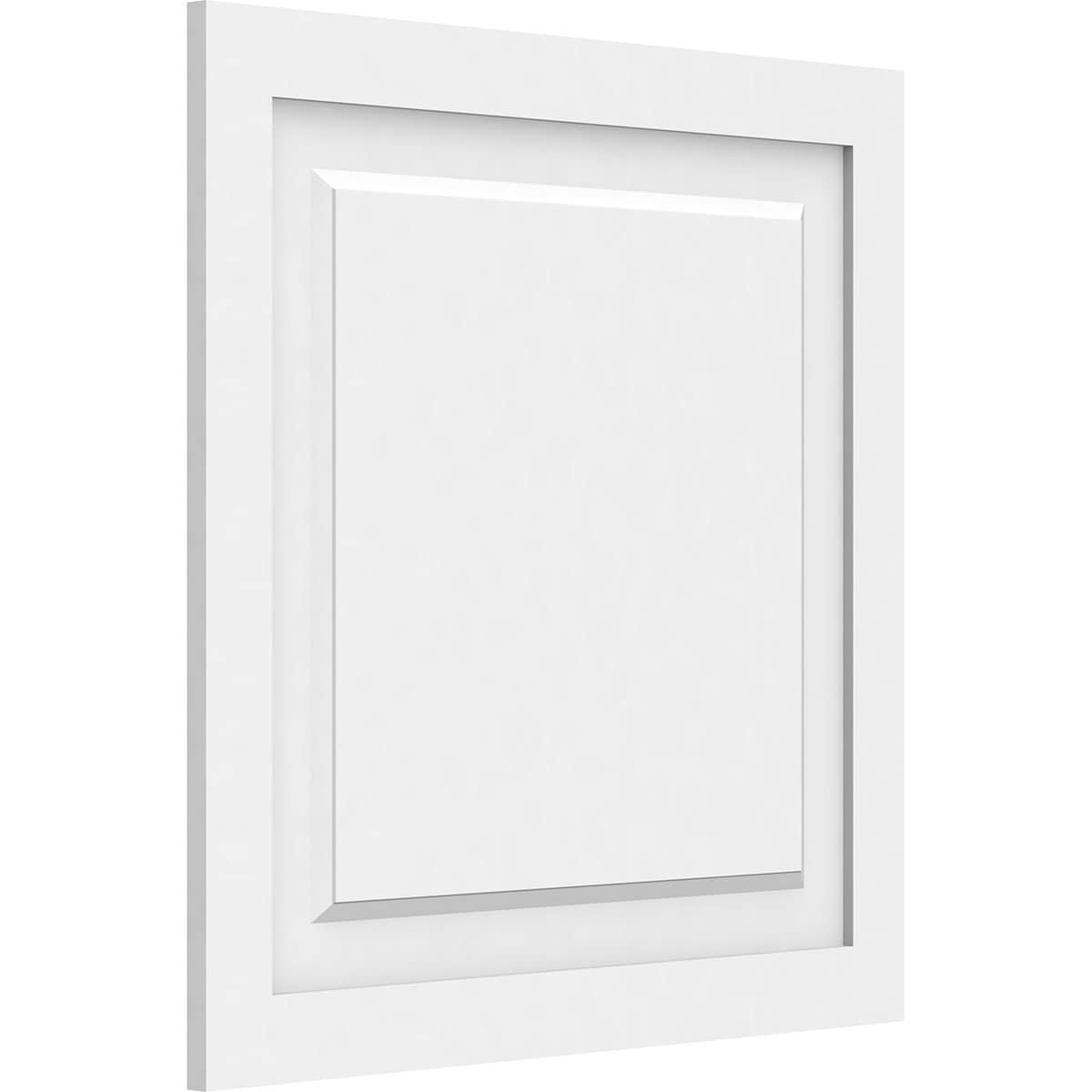 Ekena Millwork WALP24X24X062HAR 24-in x 24-in Smooth Paintable/Stainable White PVC Fretwork Wall Panel (