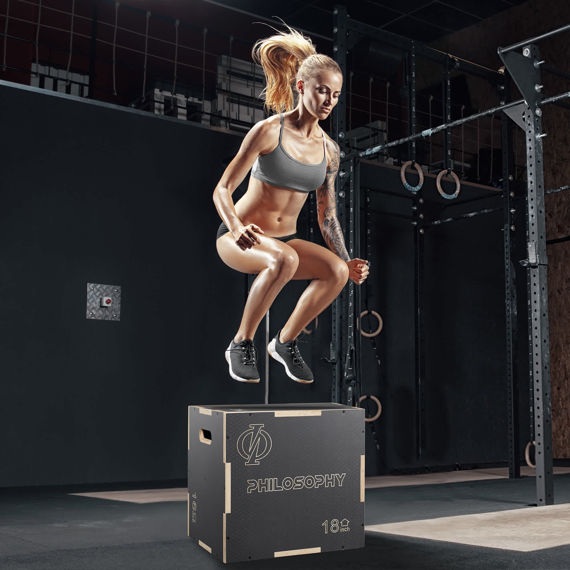 Philosophy Gym FIT-PLYO-2186S-GRY Plyo-Boxes-Platforms - View #6