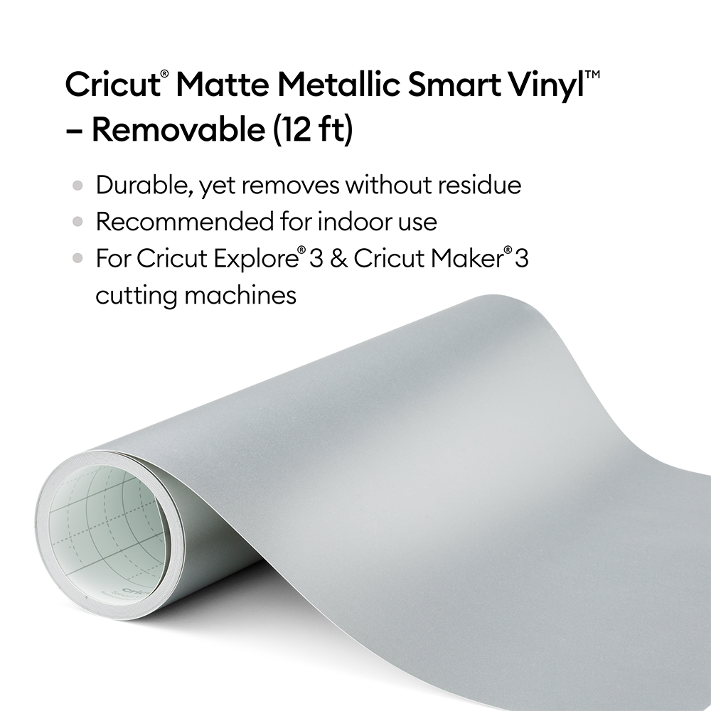 Cricut Smart Iron On Heat Transfer Vinyl Gold and Silver Bundle 12in x 12ft