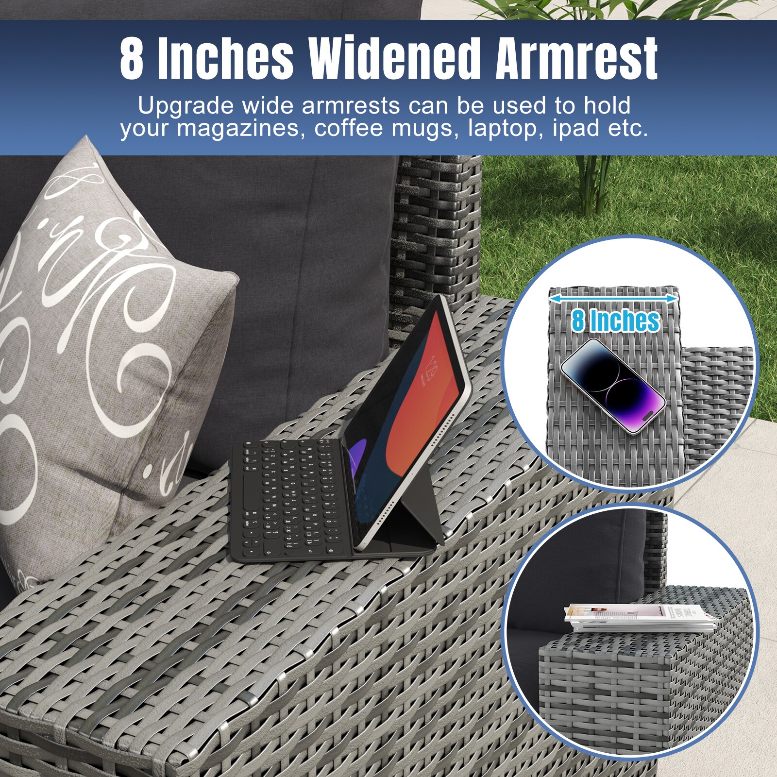 Bapipro BP3907R24 Patio-Conversation-Sets - View #4