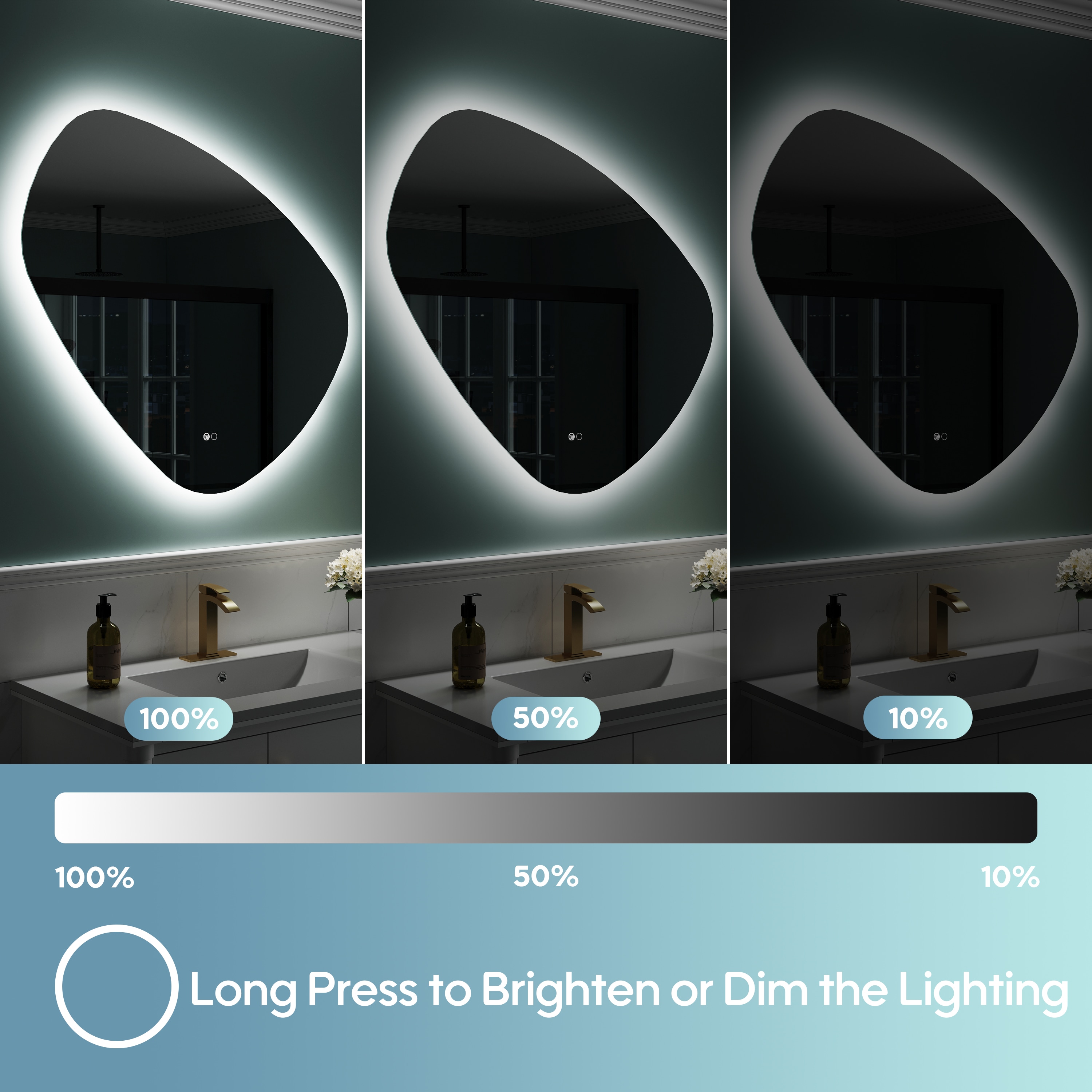 Forclover MRE-15YX3230 Framed-Bath-Mirrors - View #8