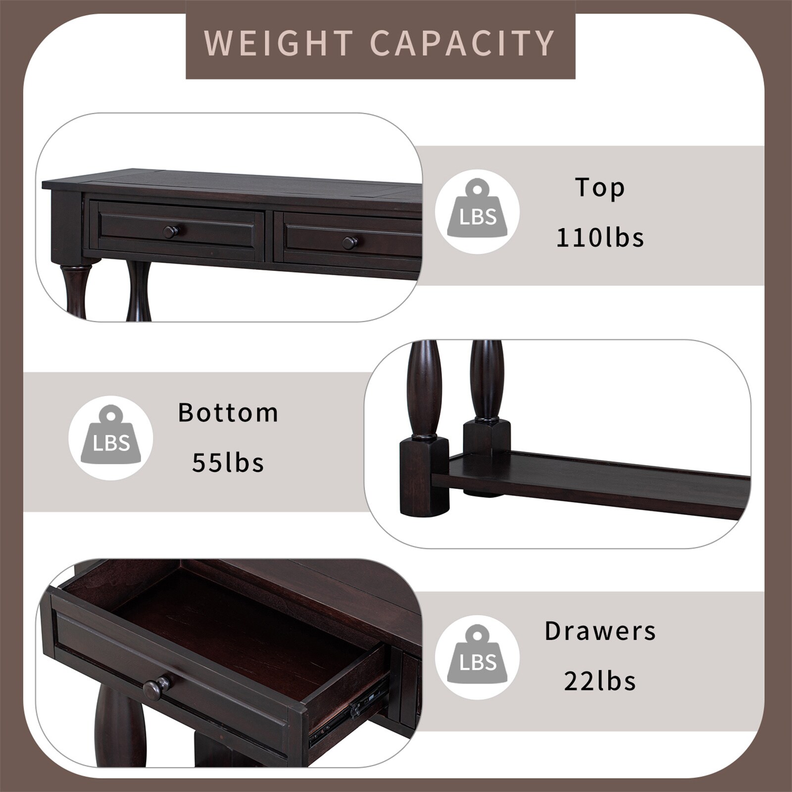 BESTCOSTY WF299LJW371AAP-XLL Console-Sofa-Tables - View #5