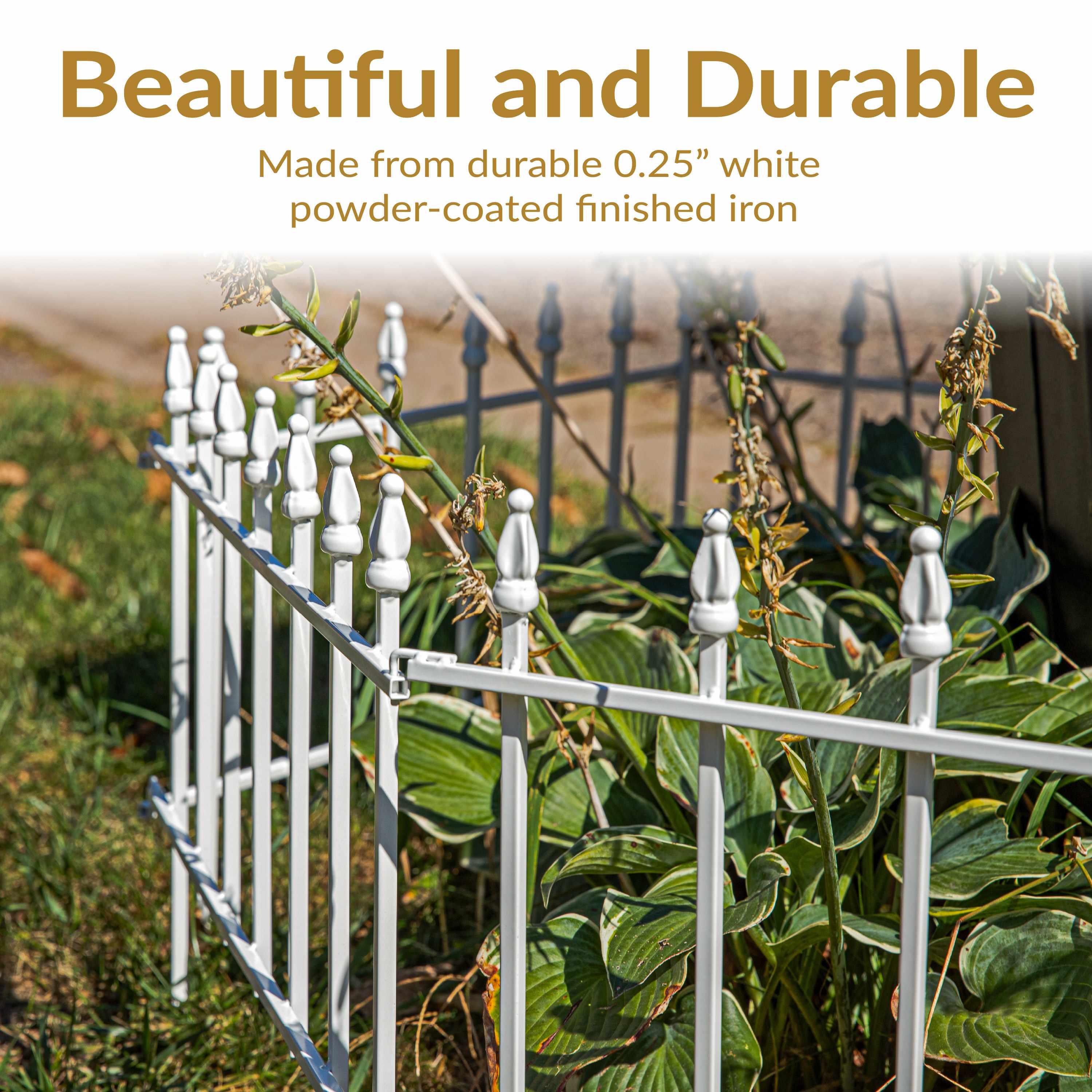 Sunnydaze Decor HMI-6084-W Garden-Utility-Fencing - View #5