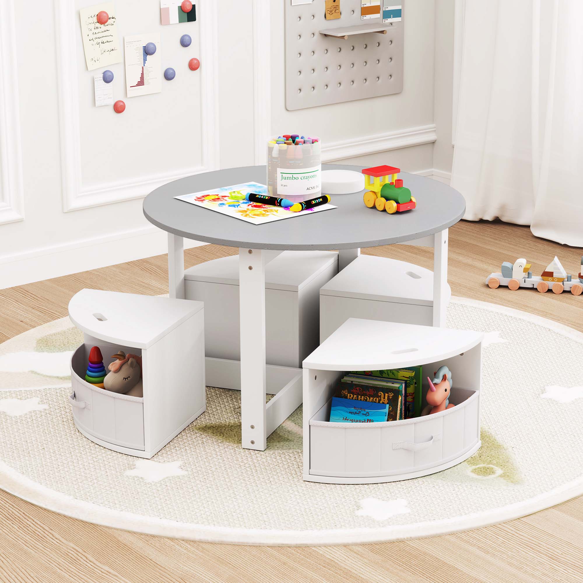 Costway HCST05934 Kids-Play-Tables - View #2