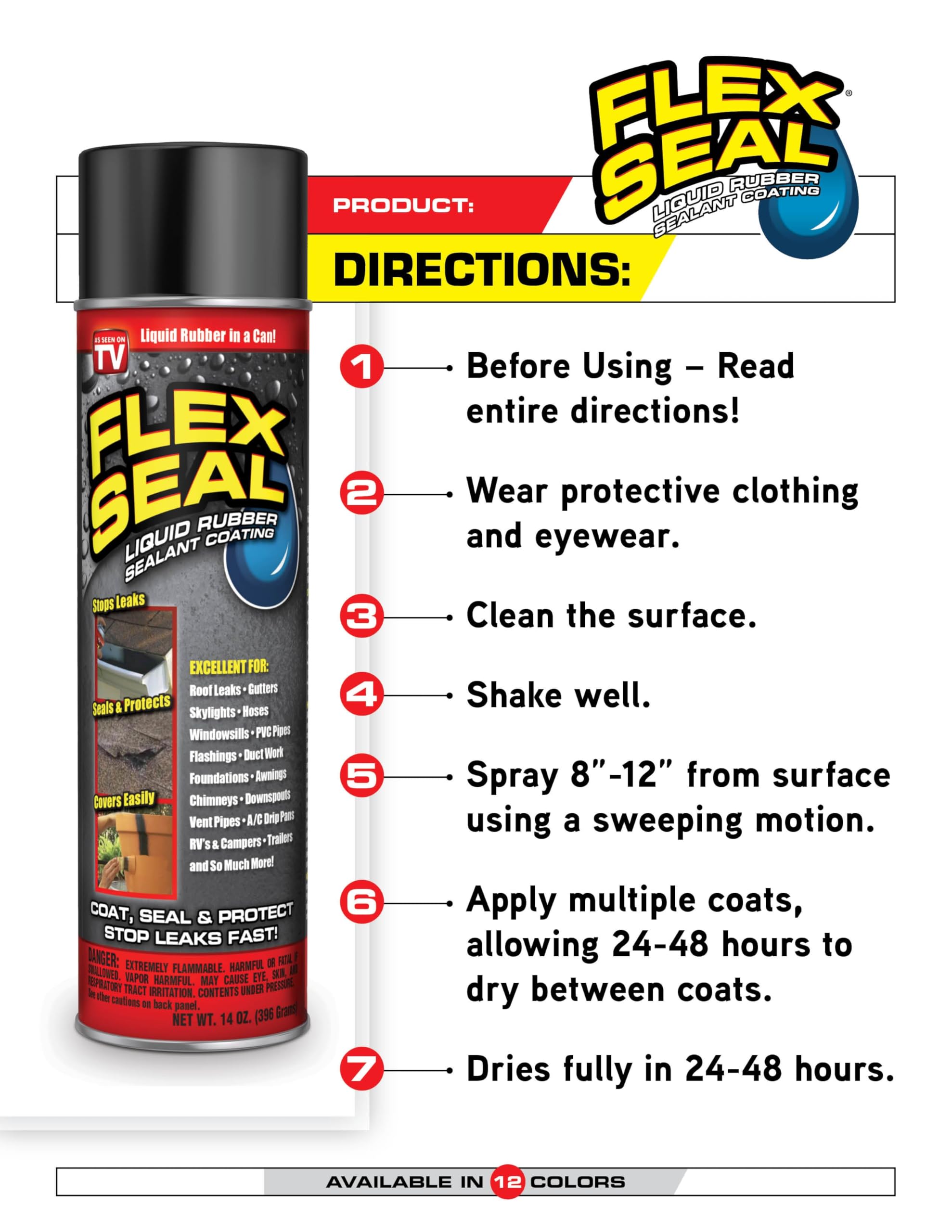Flex Seal FSREDR20 Roof-Sealants - View #5