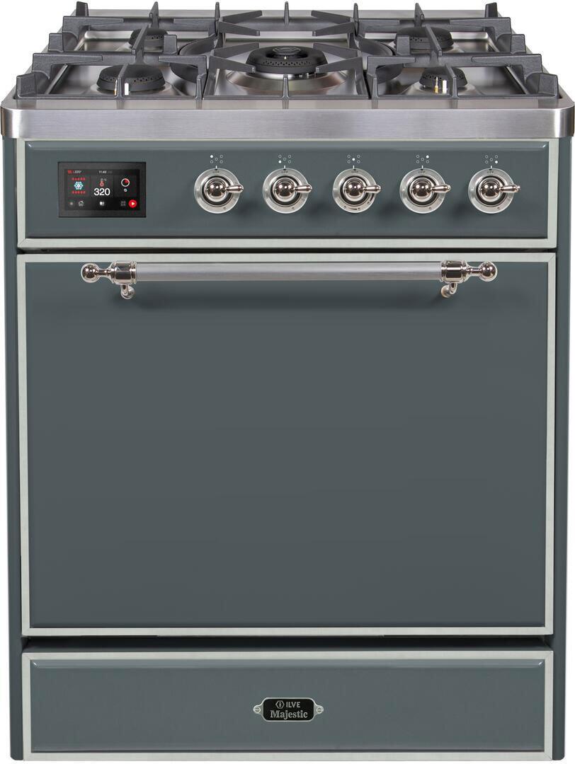 ILVE Majestic 81 30-in Deep Recessed 5 Burners Convection Oven ...