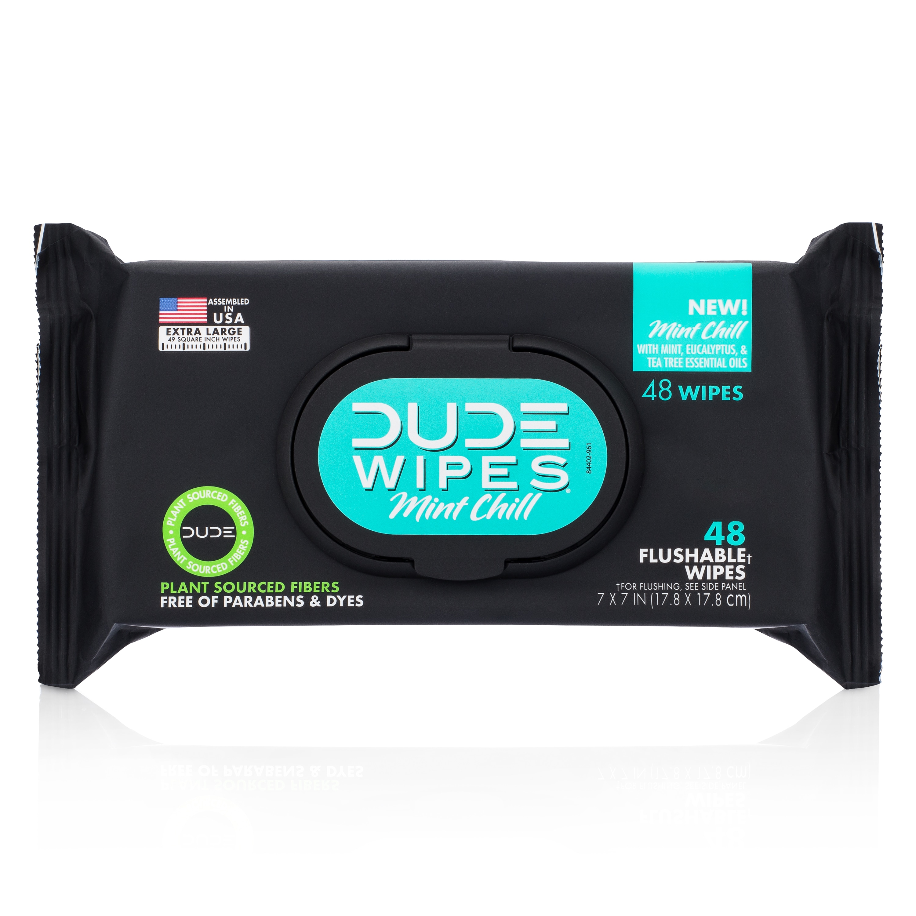 DUDE WIPES Dude Wipes 3-Packs 48-Pack Natural Fiber Blend