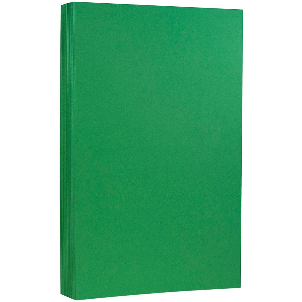 JAM Paper Jam Paper Matte-Card tock, 8.5 X 11, 130Lb Dark Green