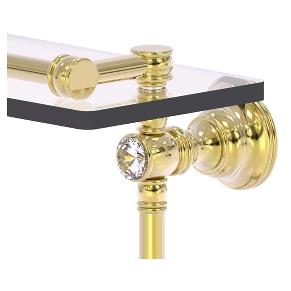 Allied Brass CC-1-22-TB-GAL-UNL Bathroom-Shelves - View #2