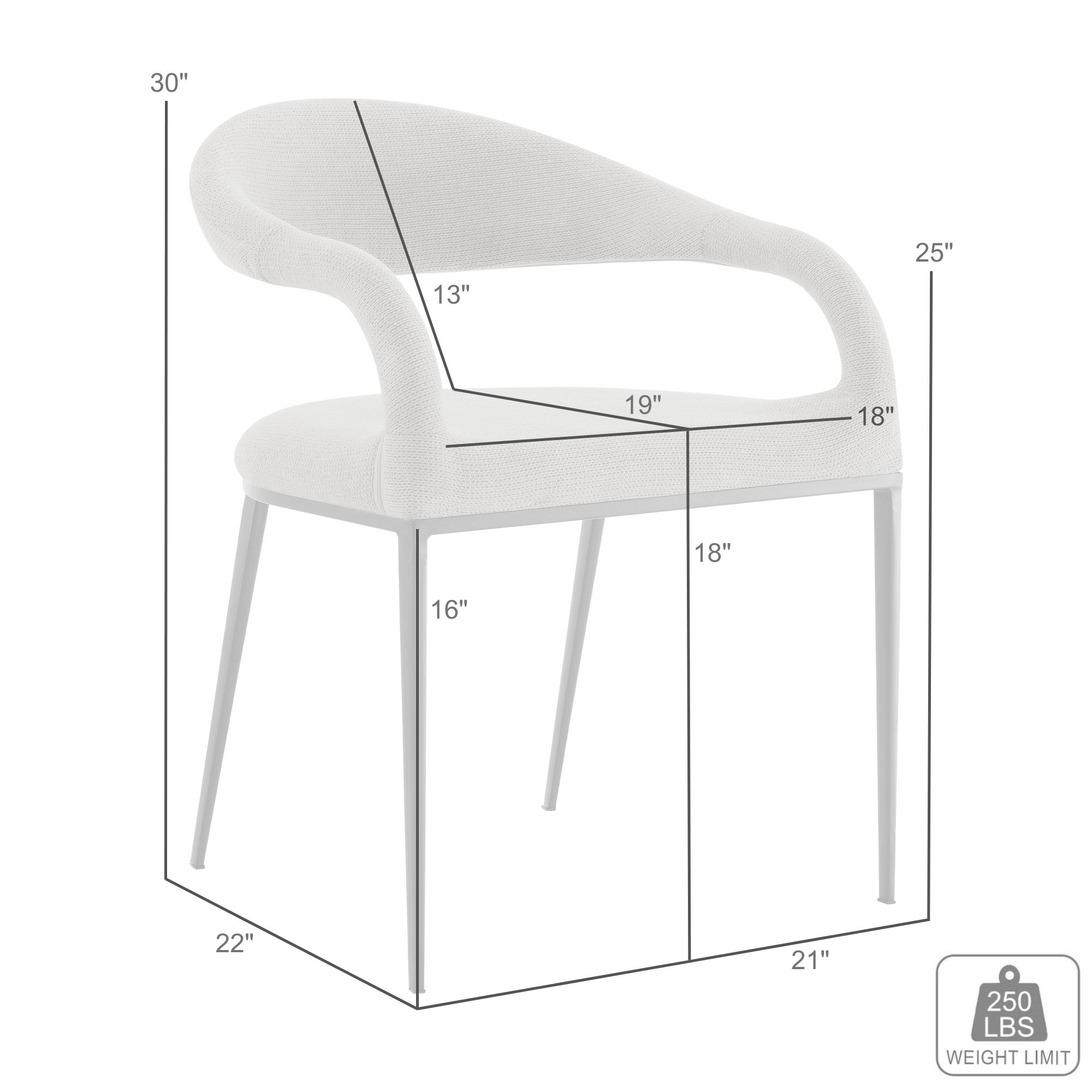 Armen Living LCMOSIBLKBLU Dining-Chairs - View #11