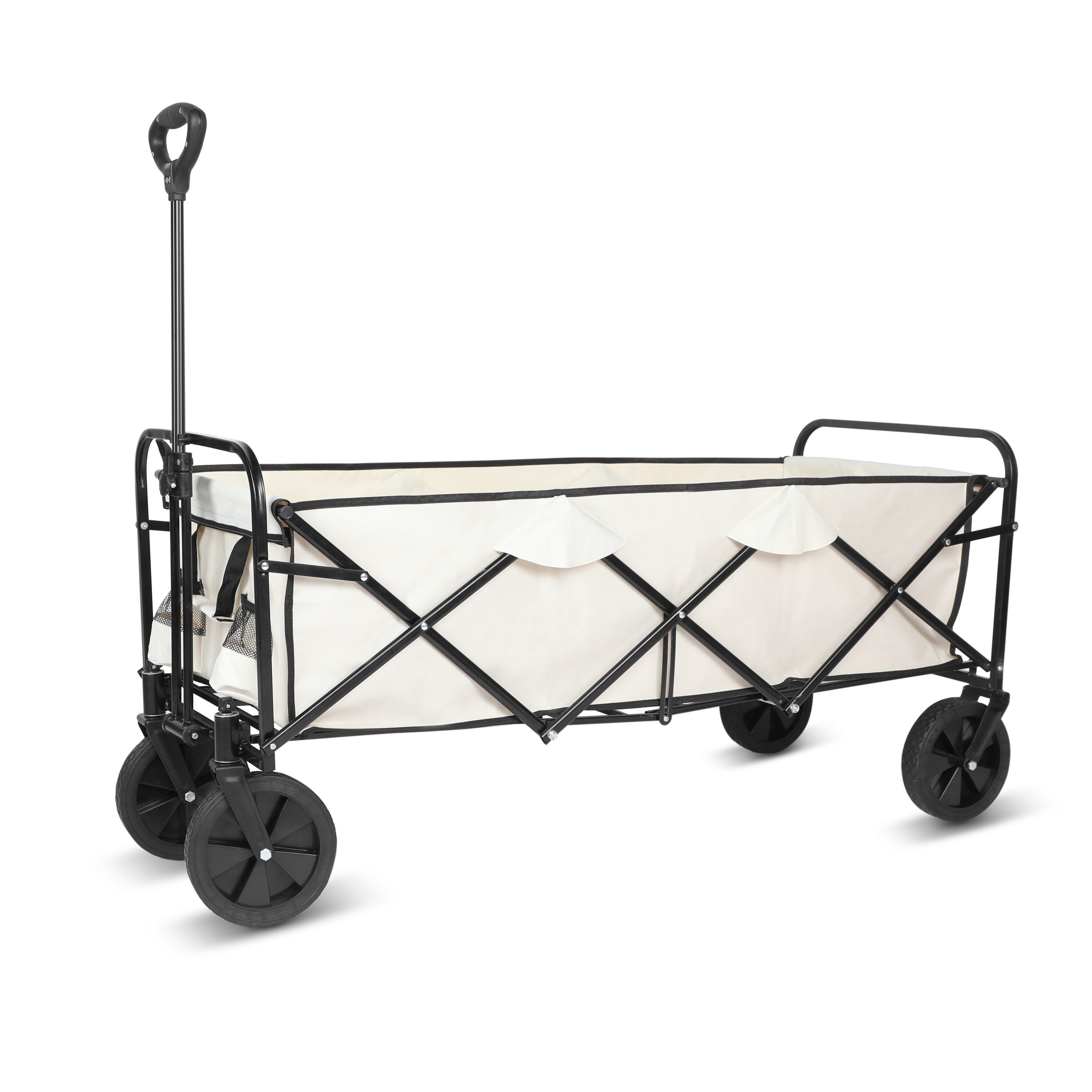 AHIOU HOME ZAAHG-83317C Carolyn 9-cu ft Aluminum Folding Yard Cart