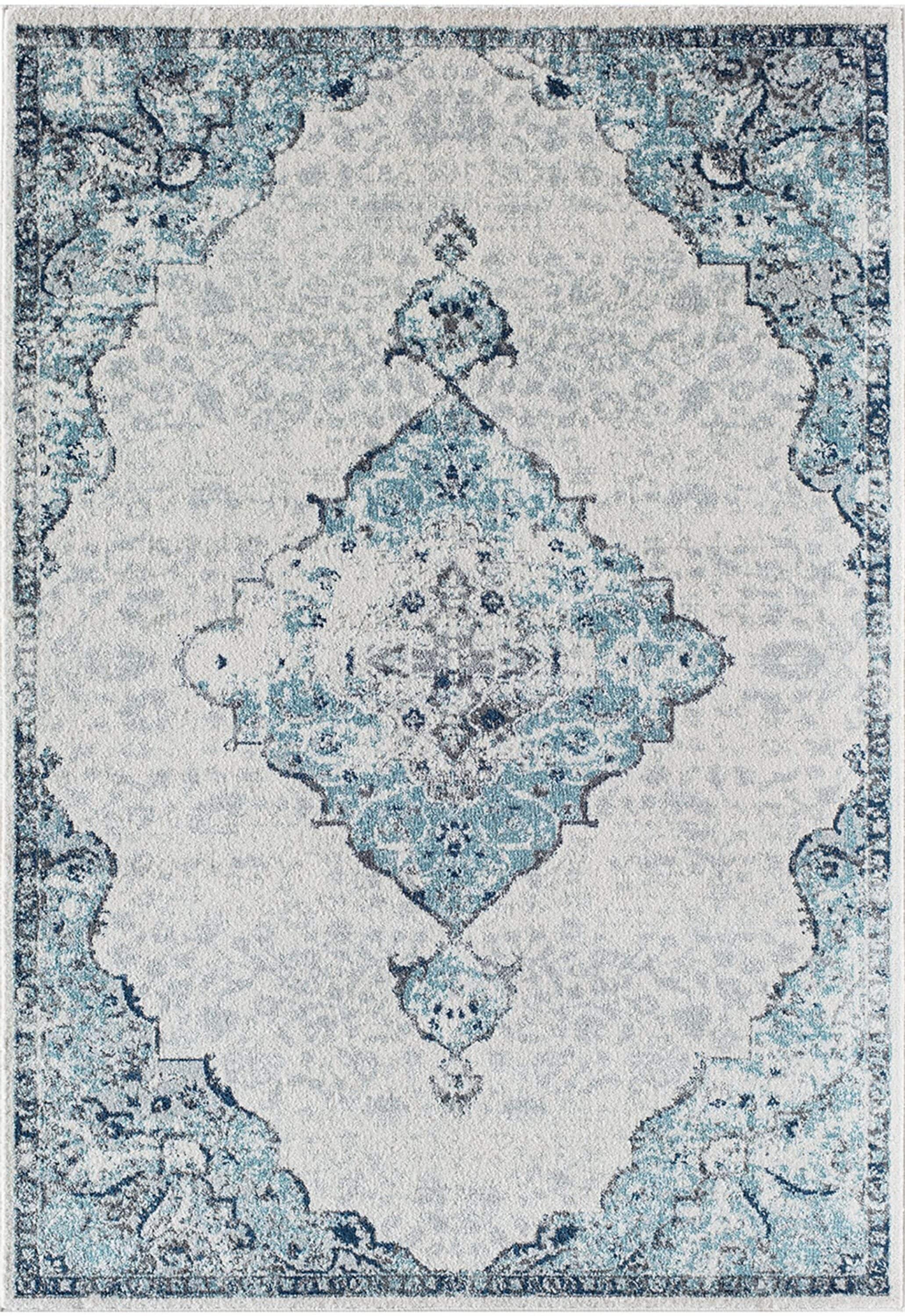 Harper Bluebonnet Transitional Vintage Area Rug 2'6" x 4'