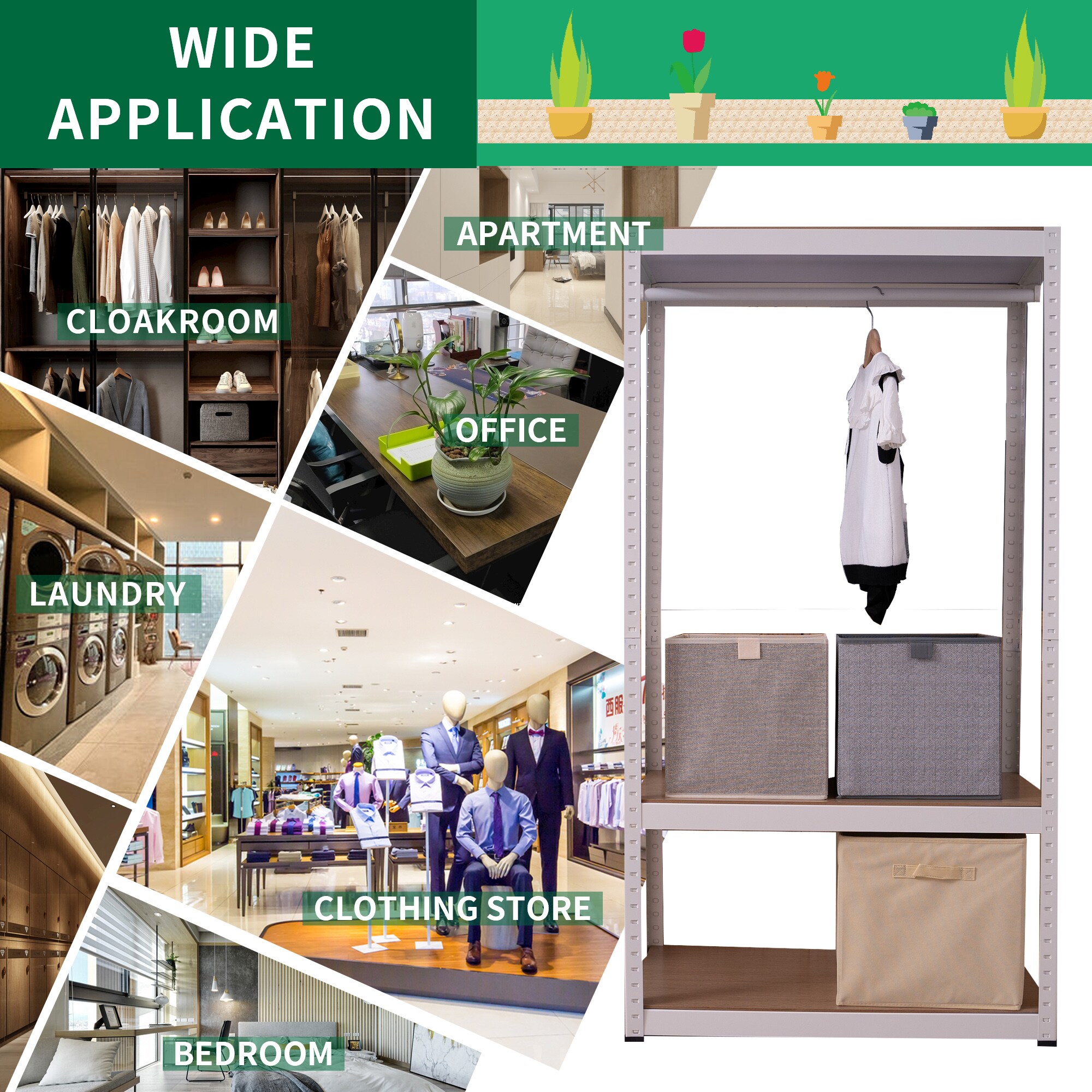 Flynama L-130598 Garment-Racks - View #4