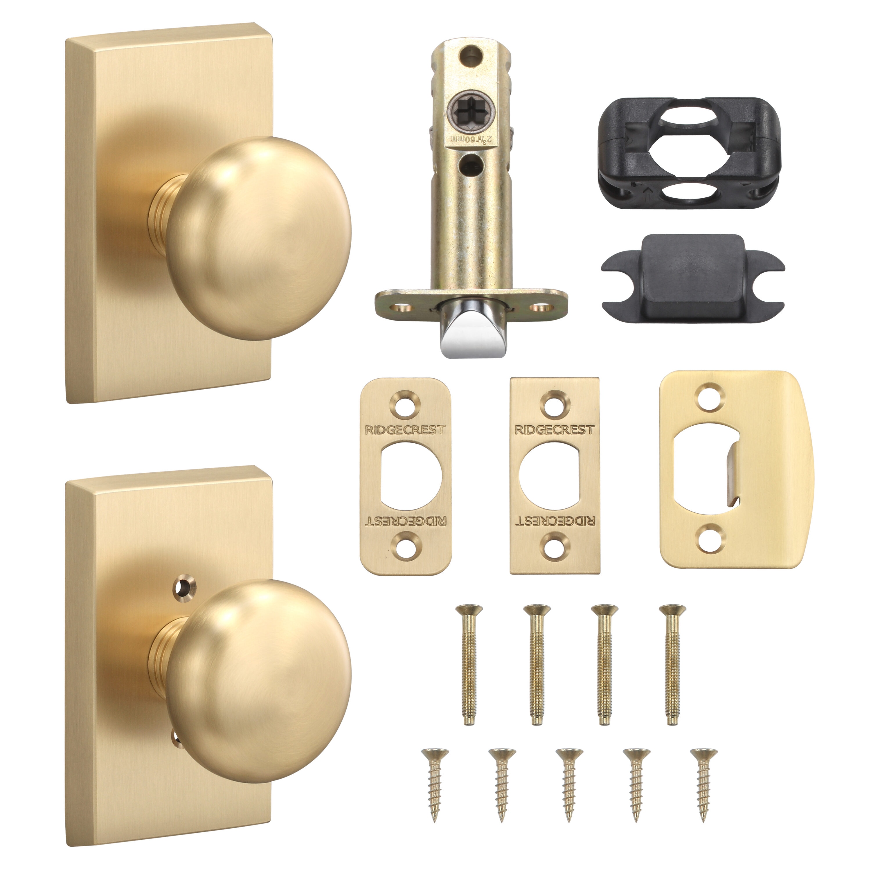 Sure-Loc Hardware OK101 SB Door-Knobs - View #2